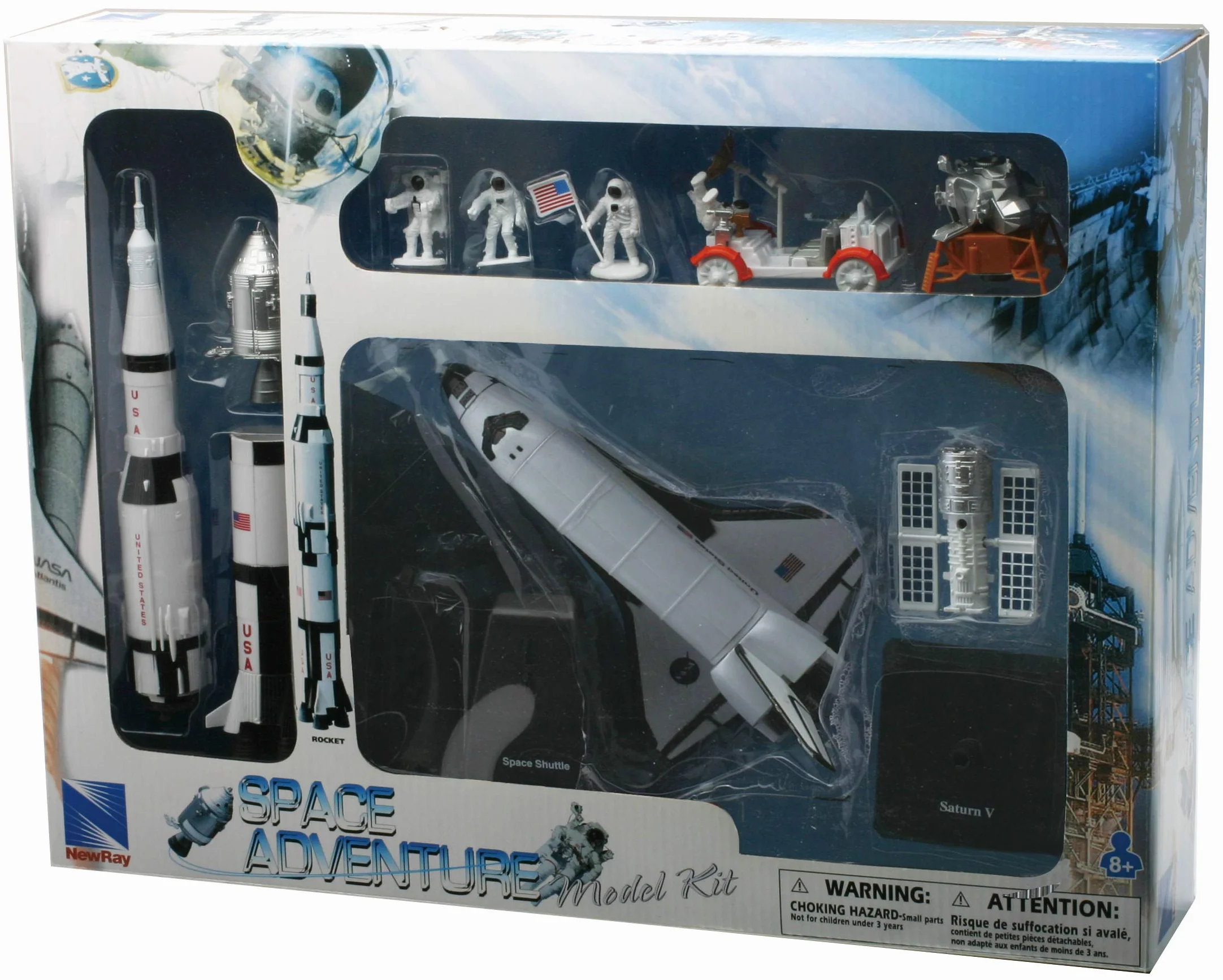 New Ray Coffret De L'Espace Vaisseaux Spatiaux Véhicule