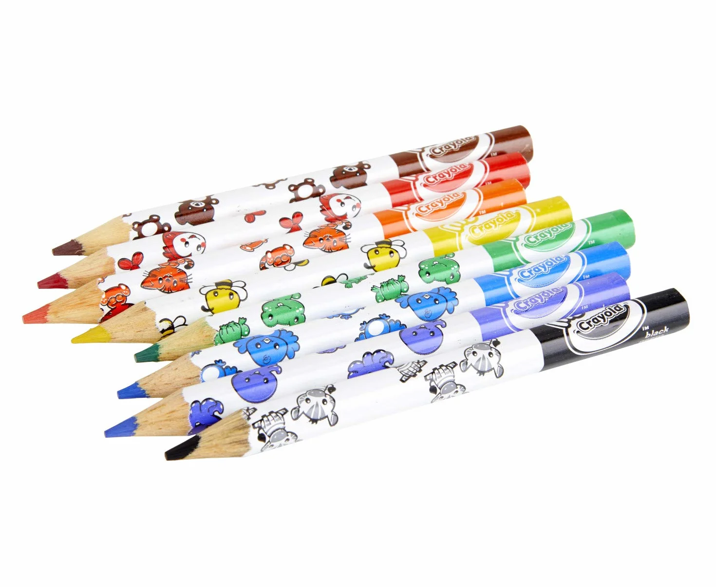 CRAYOLA 8 Maxi Crayons de Couleur Loisir créatif Mini Kids Jeu de Dessin et coloriage
