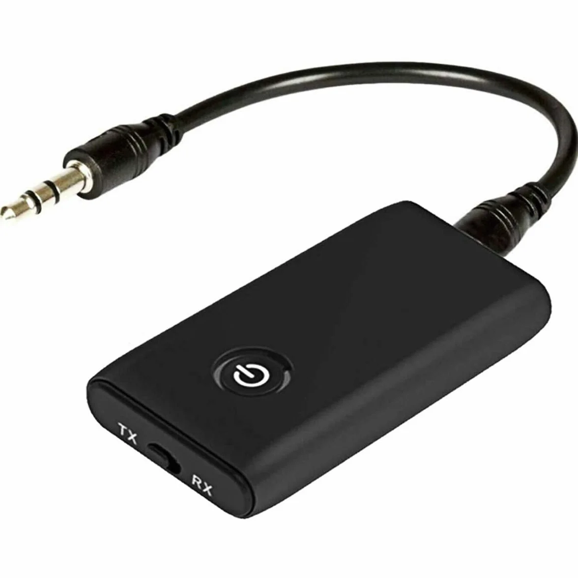 Adaptateur Bluetooth 5.0 2-en-1 Transmetteur Récepteur Audio aptX Sortie Stéréo 3.5mm pour TV PC Ordinateur