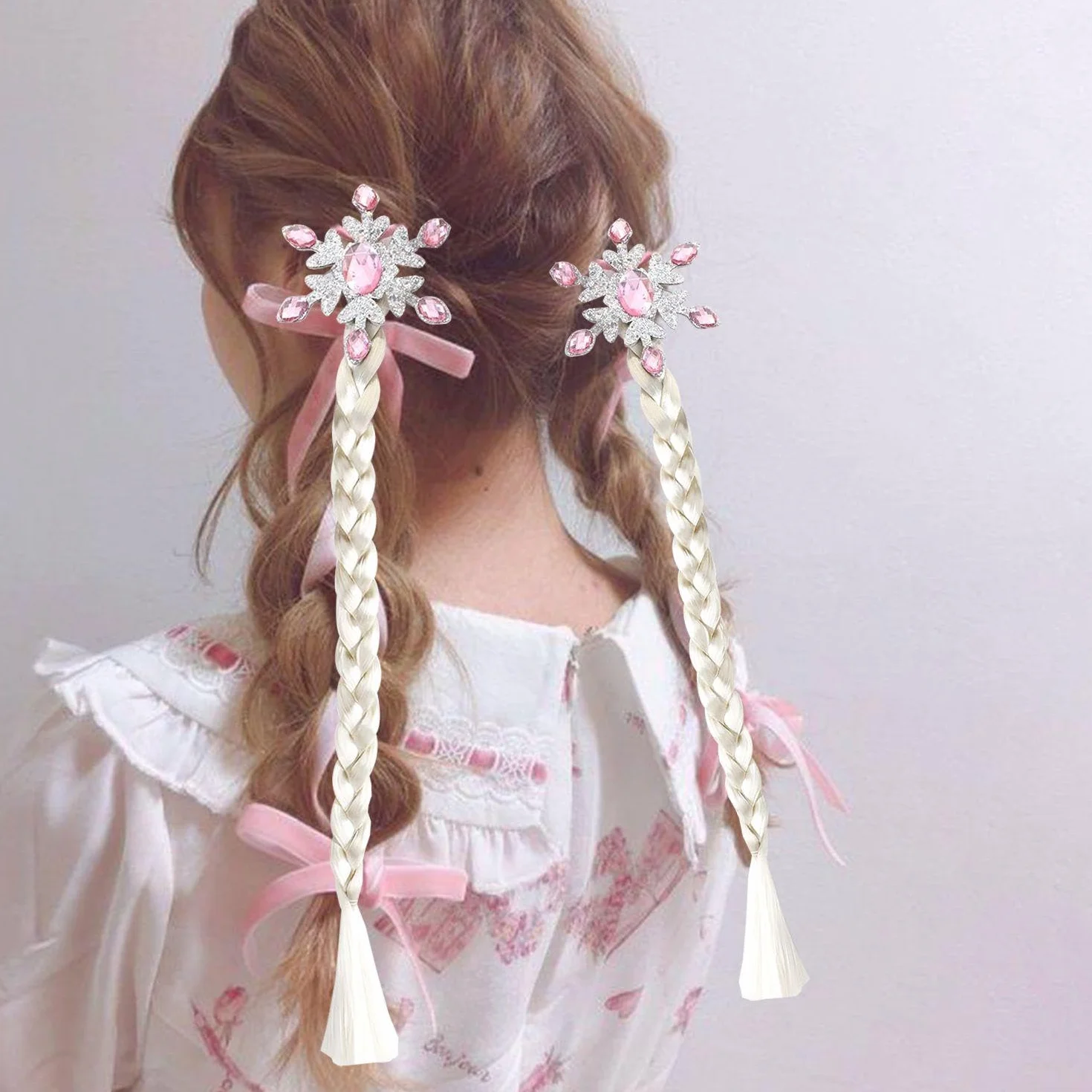 Tresses De Perruque Pour Enfants, Accessoires Cheveux Créatifs, Queues De Cheval Amusantes