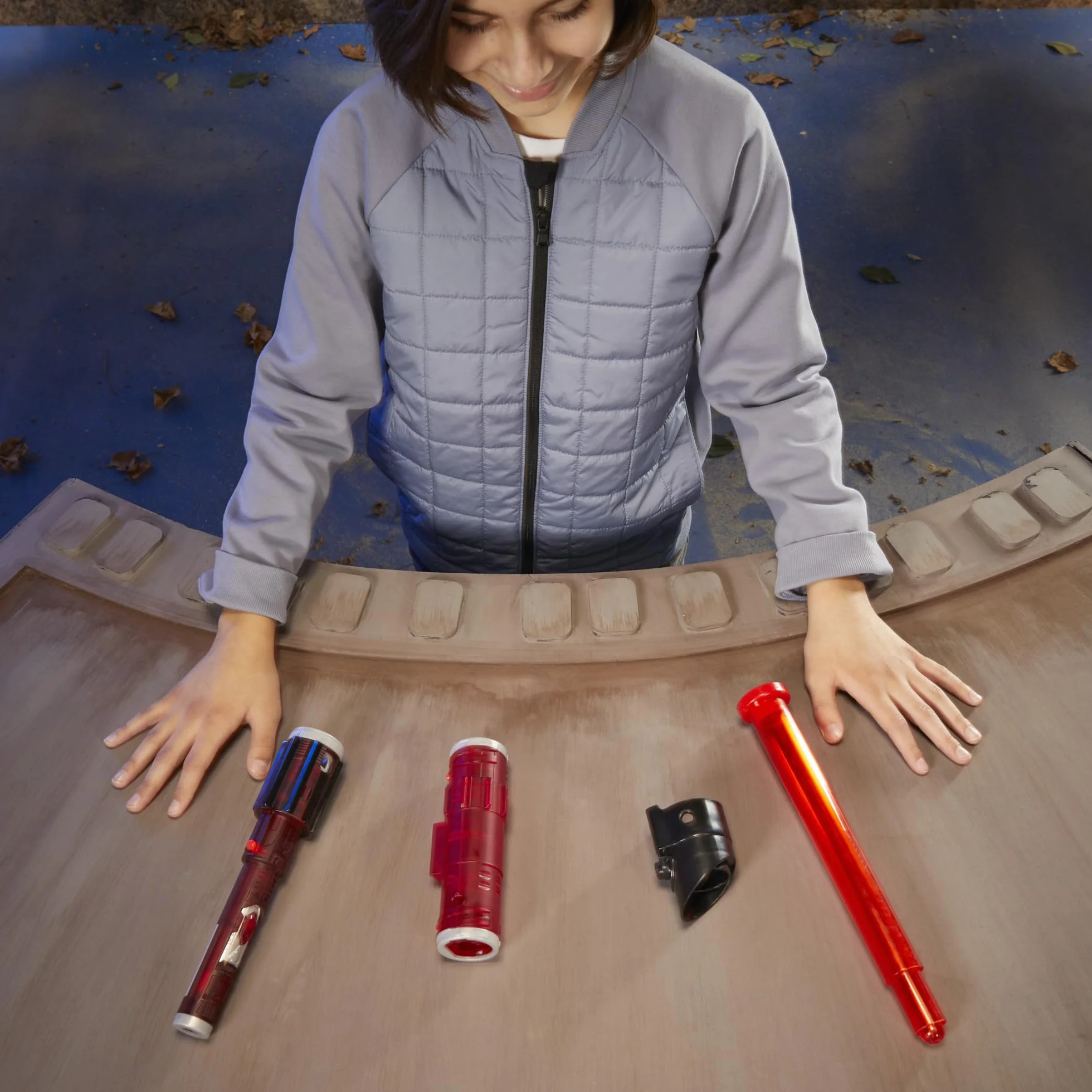 Star Wars Lightsaber Forge Kyber Core Sabre Laser Dark Vador Rouge Personnalisable Jouet Enfants 4 Ans