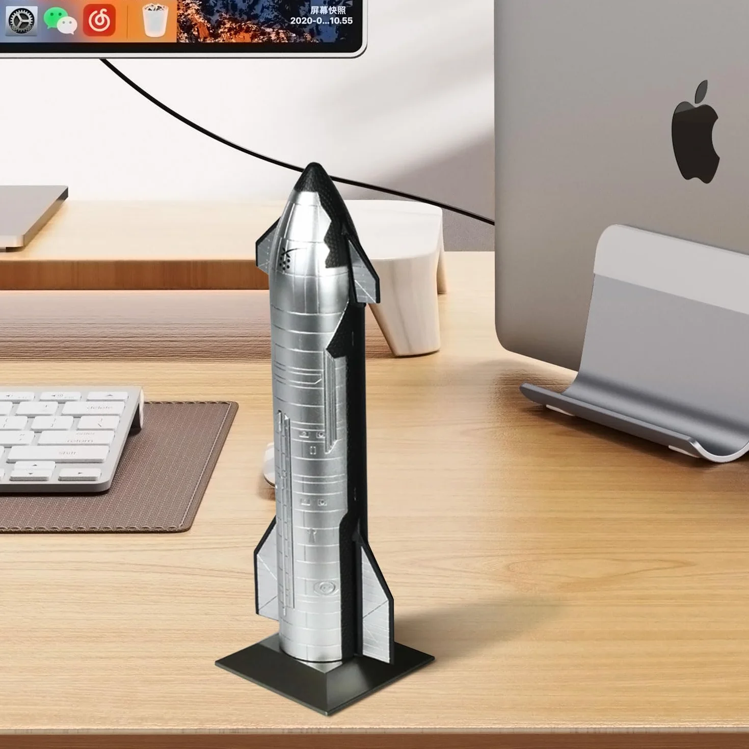 Starship Rocket Model Kit SpaceX NASA 1/400 Statique Adulte Support Bureau 14,57" L