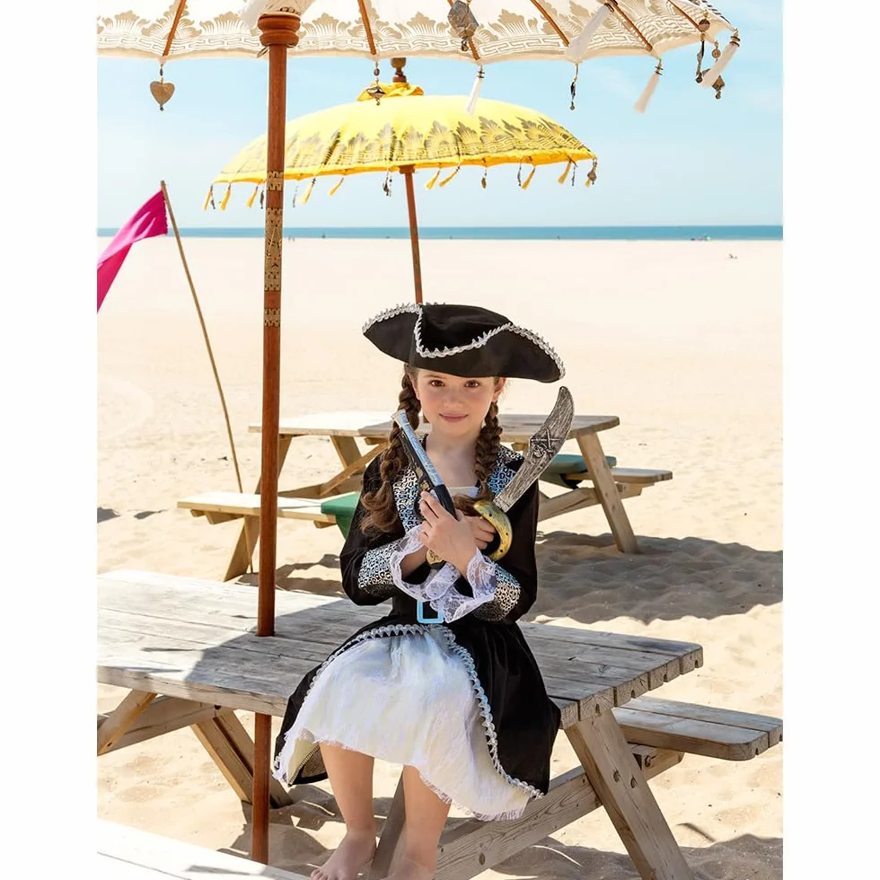 Boland Epée de pirate 37 cm lame tête de mort carnaval Halloween