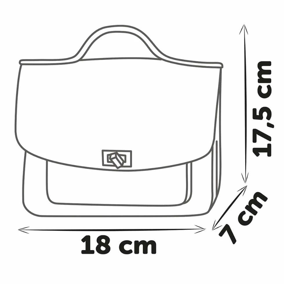 Smoby My Beauty Bag Sac Beauté 7 Accessoires Maquillage Factice Sac et Porte Carte 3 Ans