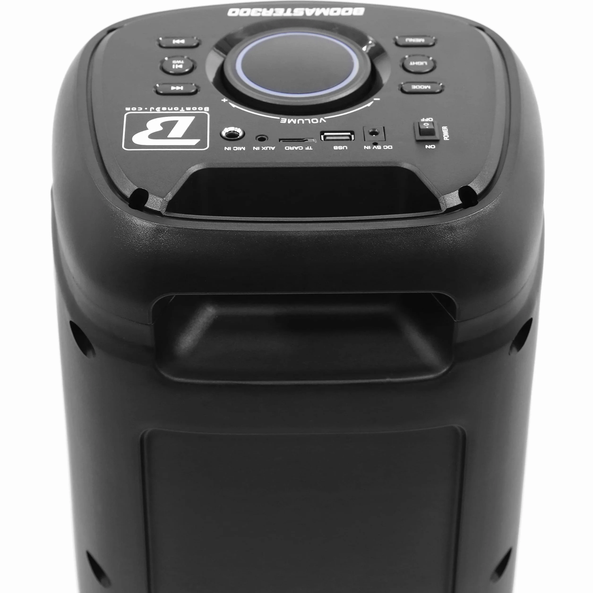 BoomTone DJ Boomaster 300 Enceinte Bluetooth Lumineuse LED Portable 250W, Enceinte Karaoke, TWS, Rechargeable USB, Tuner