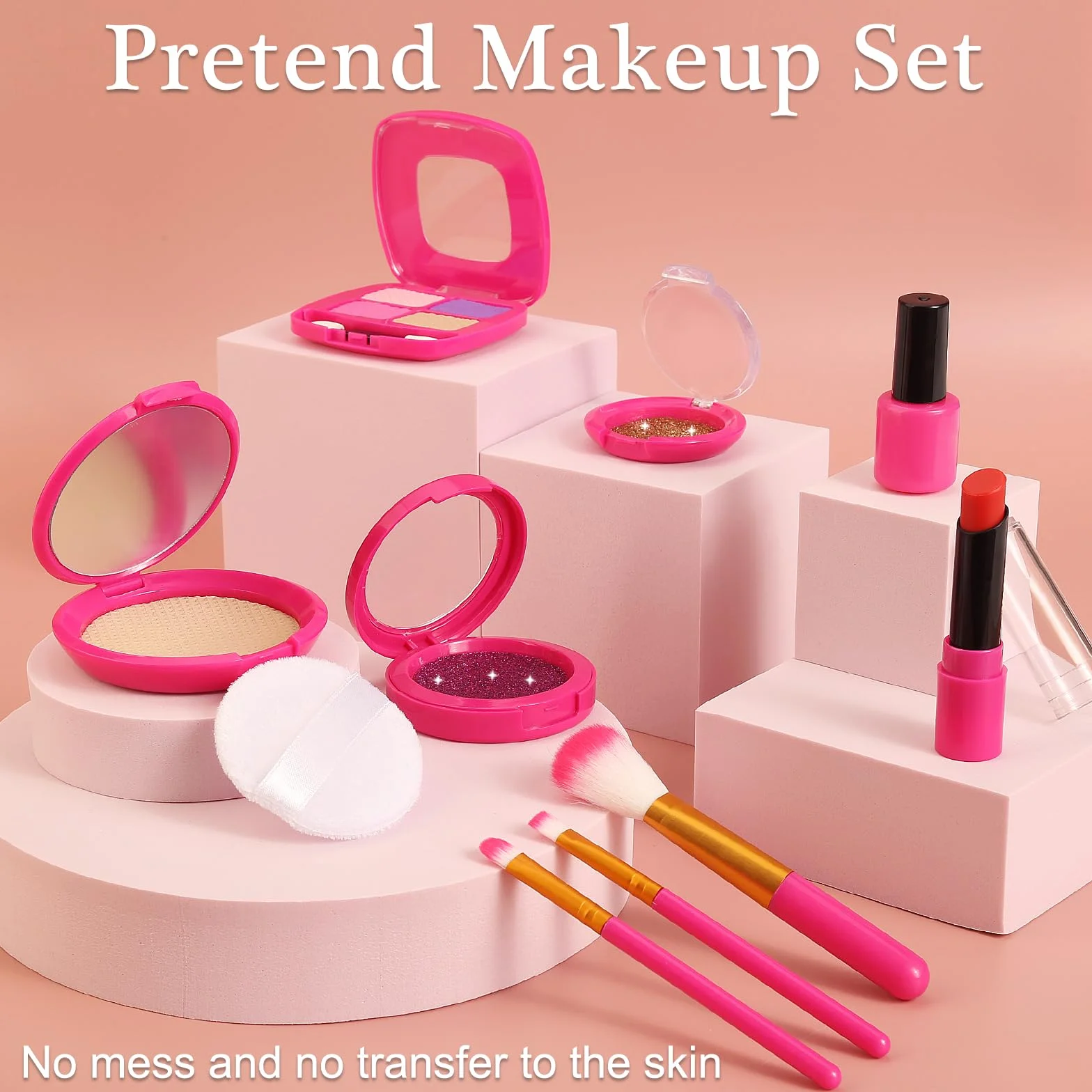 Kit de maquillage pour enfants, jouet de rôle fille 3-8 ans, ensemble princesse licorne