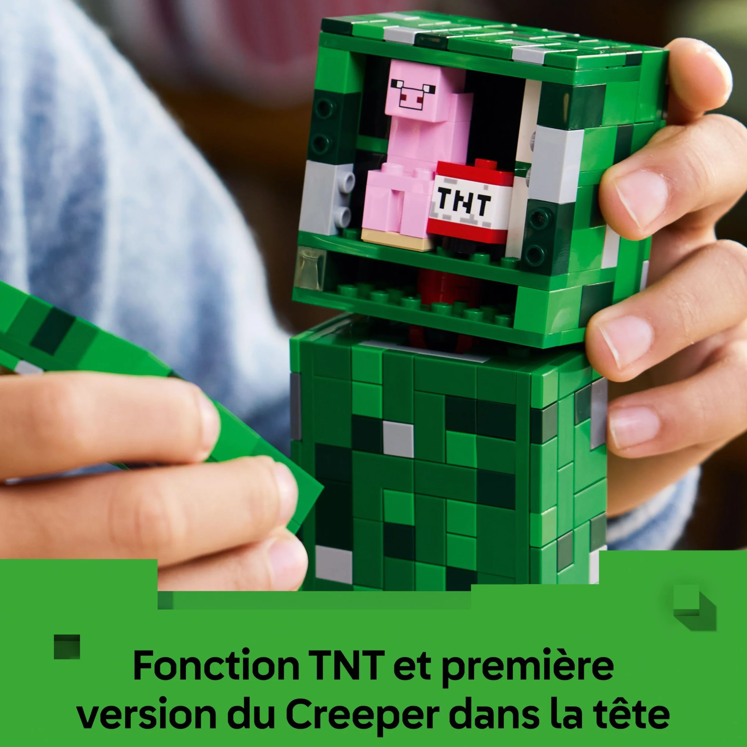 LEGO Minecraft Le Creeper Jouet de Construction Figurine Articulée 21276