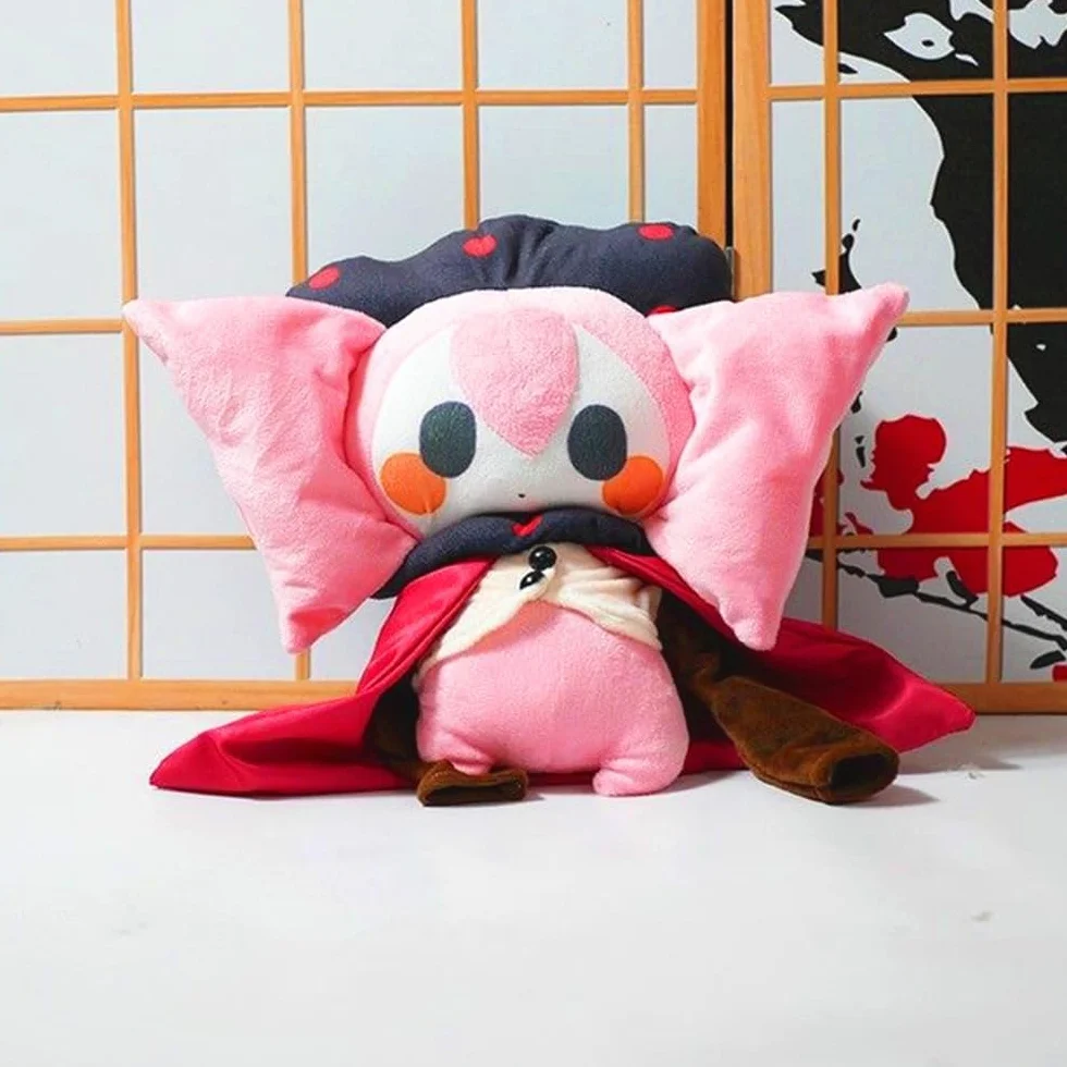 Peluche Madoka Kaname Figurine Anime Coussin Doux Câlin Décoration Poupée Cadeaux Fans