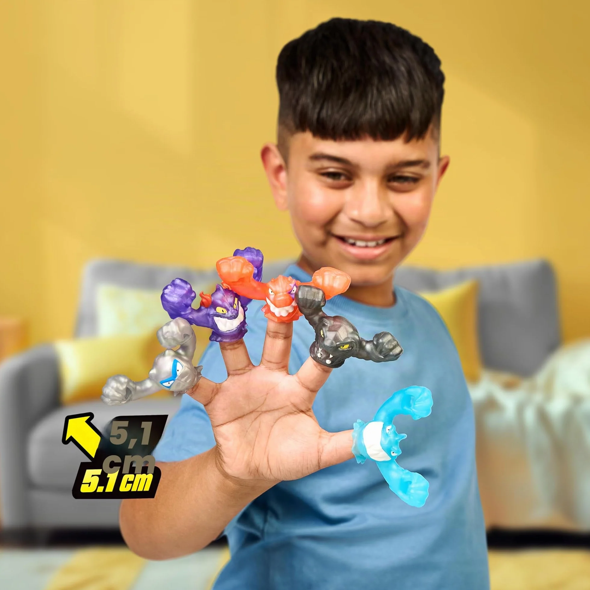 Heroes of Goo JIT Zu Meteor Madness Goo Slingers Coffret de 5 frondeurs visqueux Hyper Blast Cosmic Metallic
