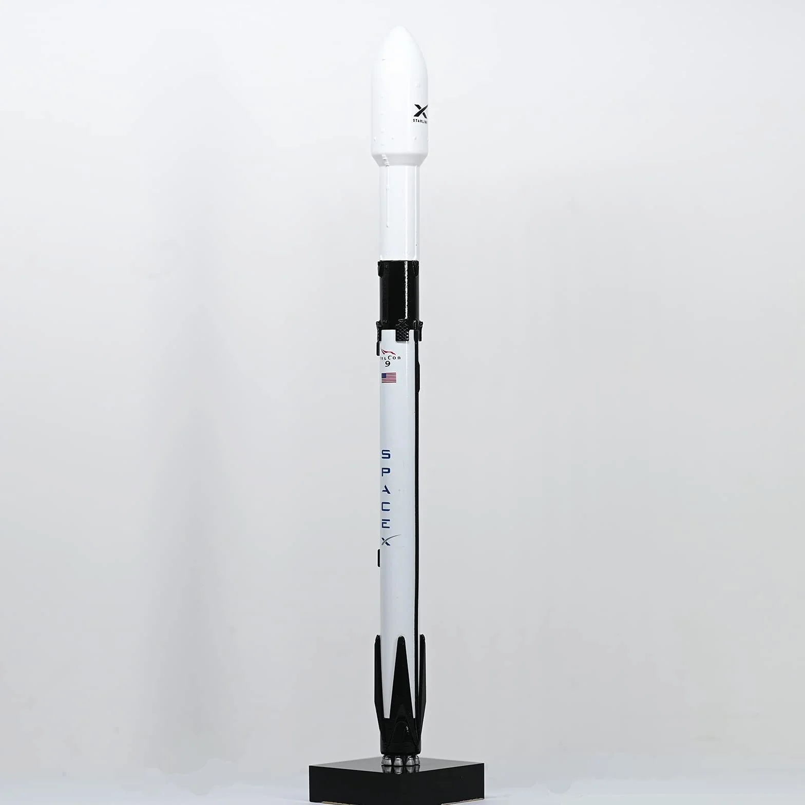 Falcon 9 Fusée Modèle 1:233 Spatial F9 Décoration Bureau
