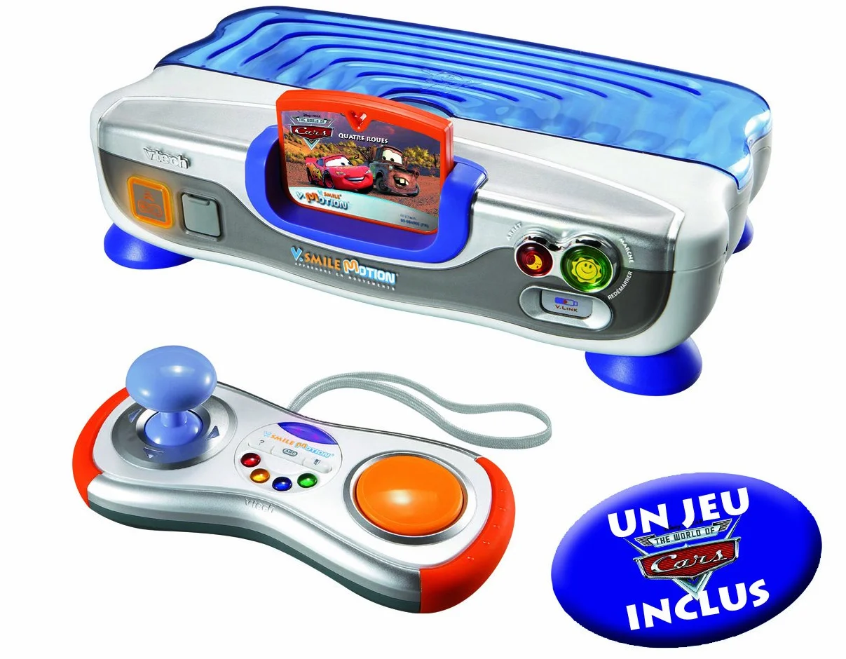 Vtech V.Smile Jeu Educatif Electronique Console Cars Nouvelle version