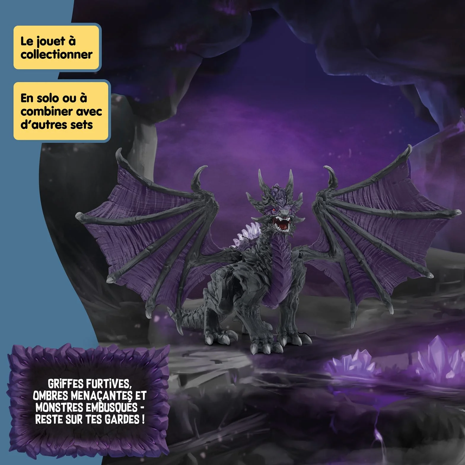 Schleich 70152 Dragon des Ombres Figurine ELDRADOR Creatures 19 x 22 x 13 cm