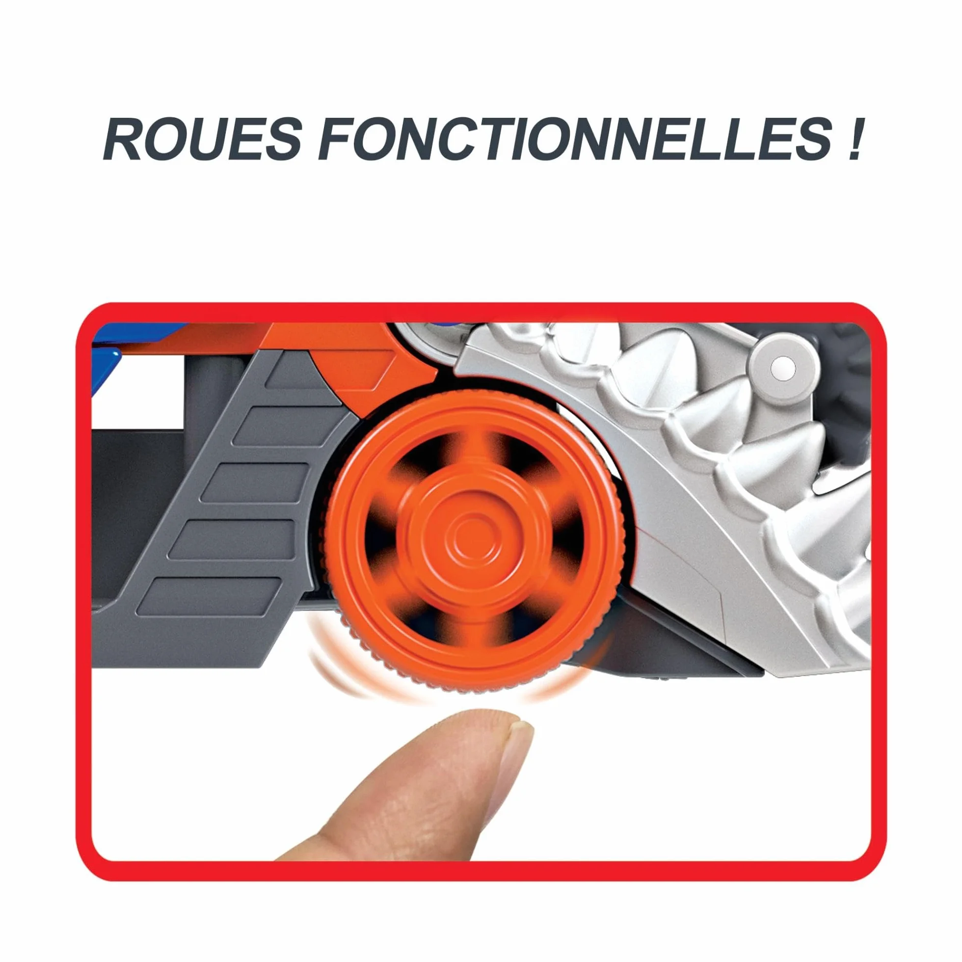 Hot Wheels City Requin Transporteur Camion Qui Avale Les Petites Voitures Contenir Jusqu'à 5 Véhicule Inclus Jouet Enfant GVG36