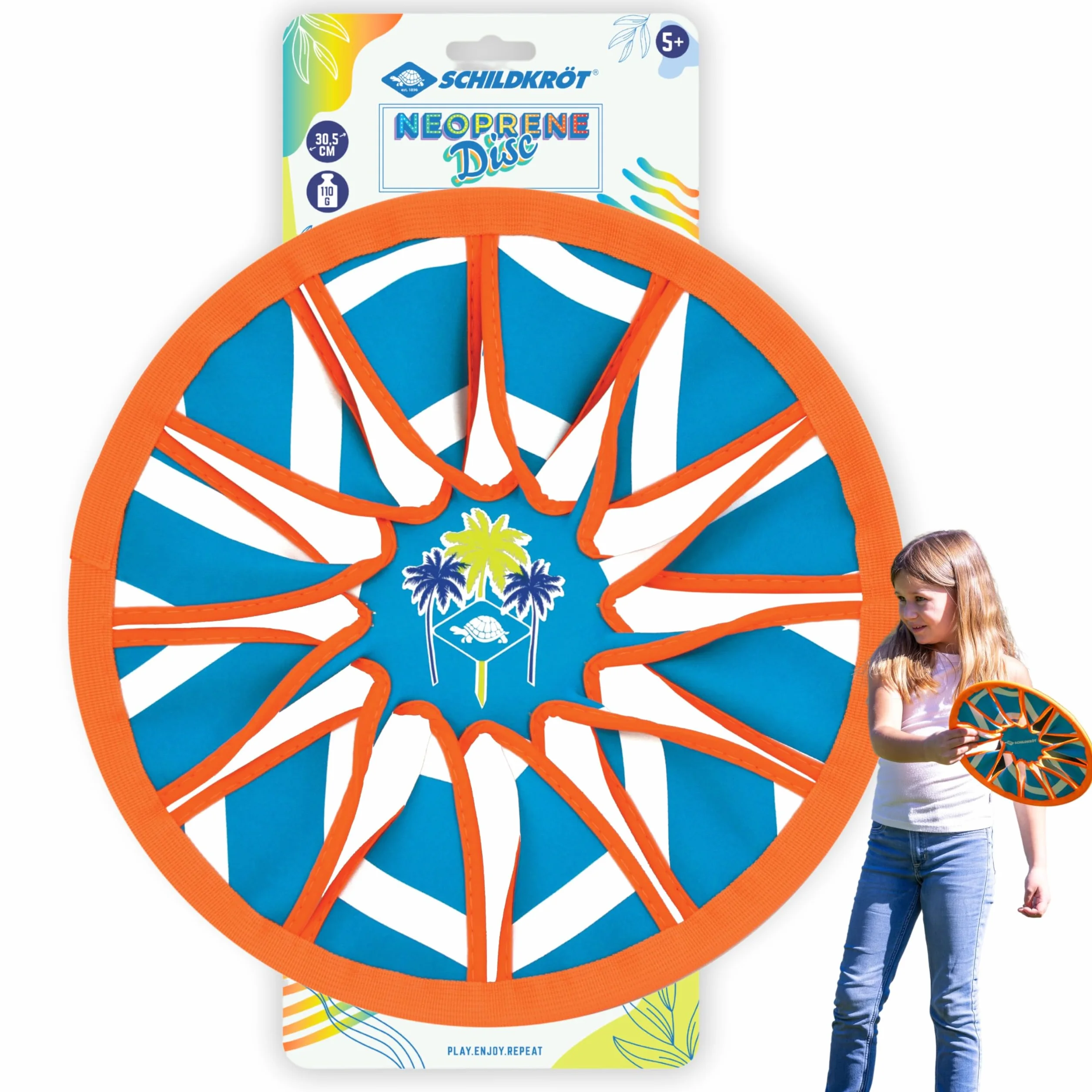 Schildkröt Disque Volant en Néoprène Frisbee Souple