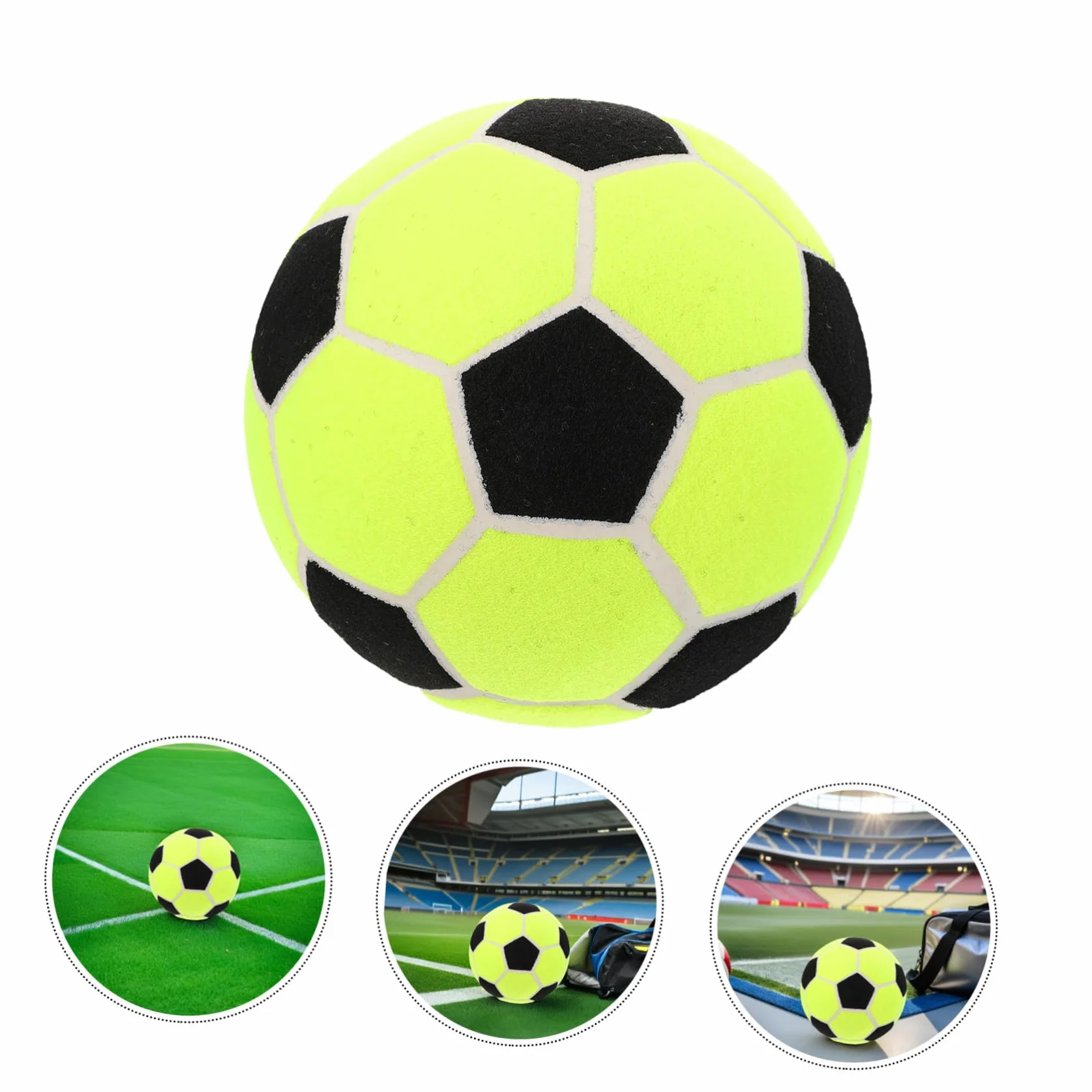 Ballon de Football Adhésif Portable avec Cible Feutre pour Entraînement Précis Intérieur Extérieur