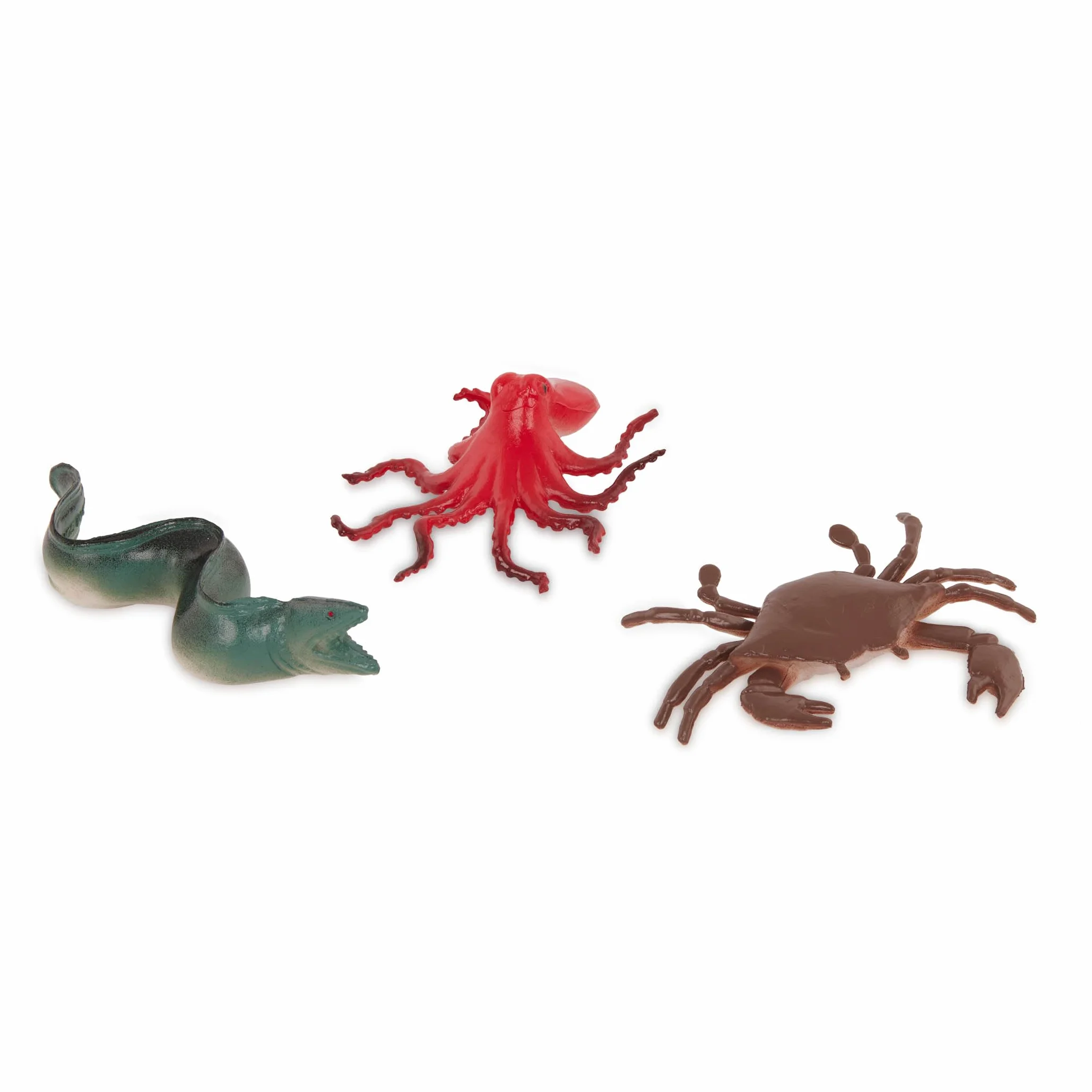 Terra by Battat Animaux Marins Set Maritime 60 pièces 12 Miniatures Océan Réalistes Requin Pieuvre Homard