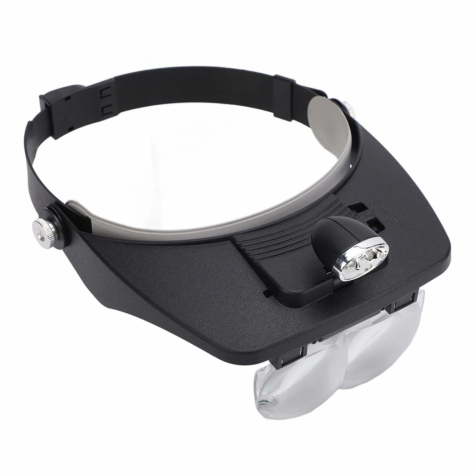 Tête DE Tête LED VOSE DE Mangue 1,2X 1,8X 2,5X 3,5X 4 Lentille 2 Lumières LED Angle DE Tête d'angle DE Tête Angle Montant DE Tête, Bouton Métal