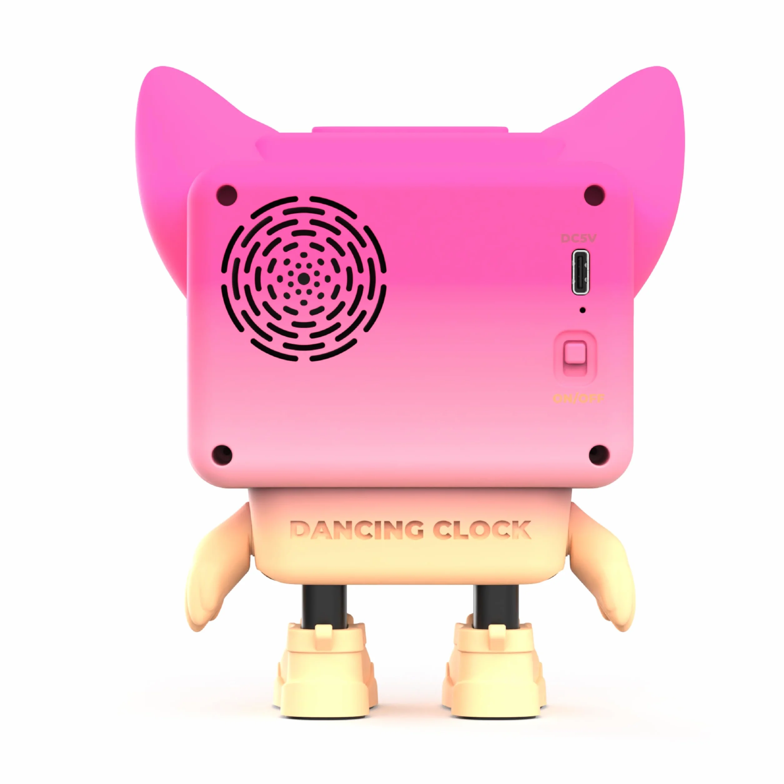 Mob Réveil Enceinte Bluetooth Enfant Dancing Clock avec Écran LCD Émotionnel et Diffuseur Bruits Blancs