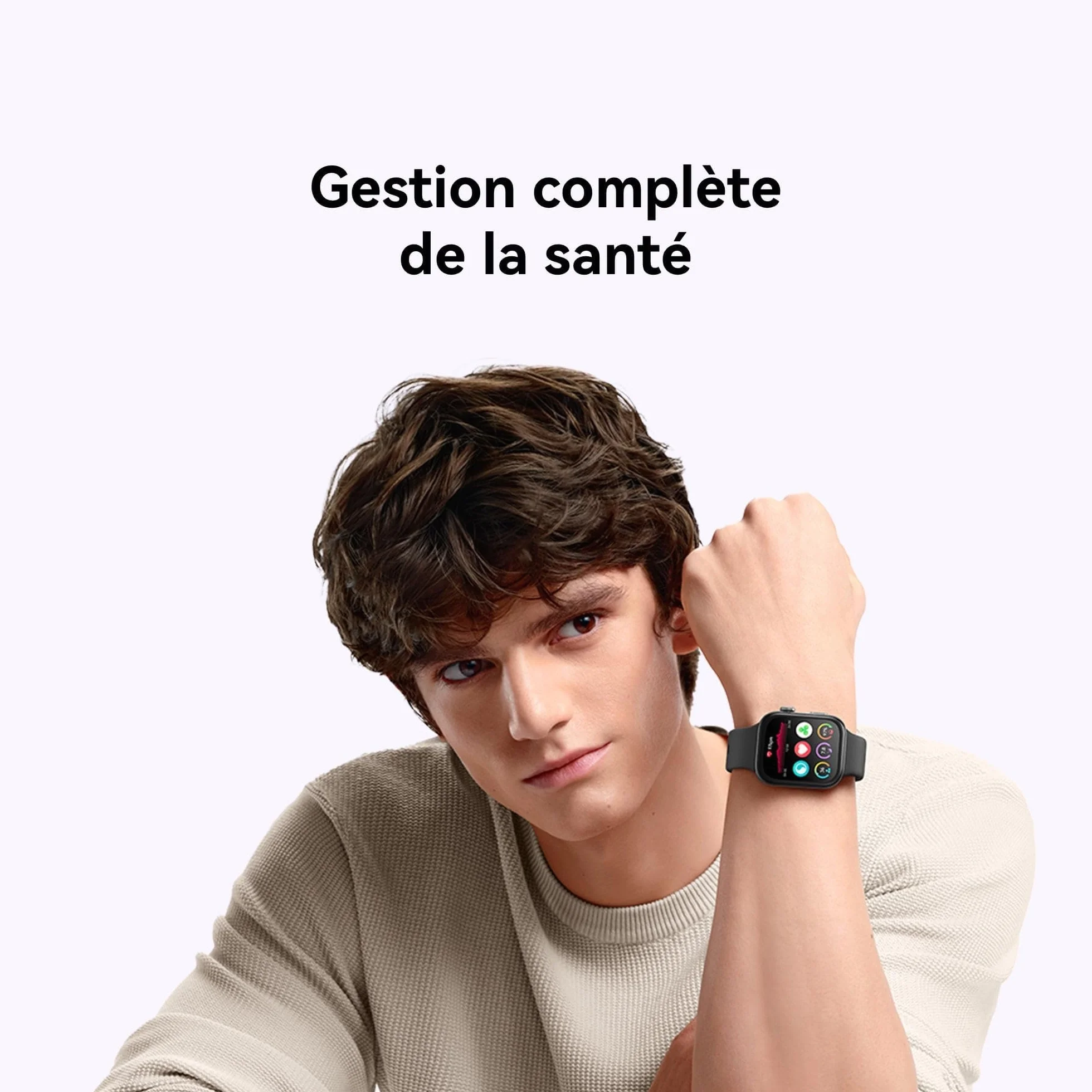 HUAWEI Watch FIT 3, Écran AMOLED 1,82", Design Ultra-Fin, GPS, Noir