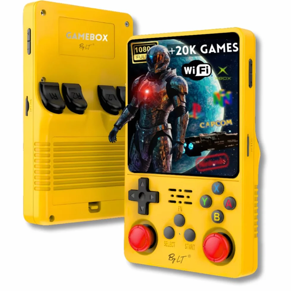 Console portable GameBox Ultra 20 000 jeux Écran 4" Full HD 128 Go extensible Linux 3.0 WiFi Multiplayer