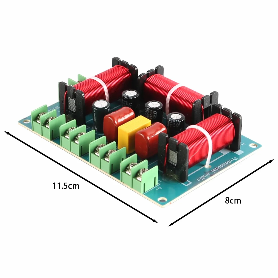 Lot de 2 haut-parleurs 200 W 4 voies diviseur de fréquence audio pour cinéma maison