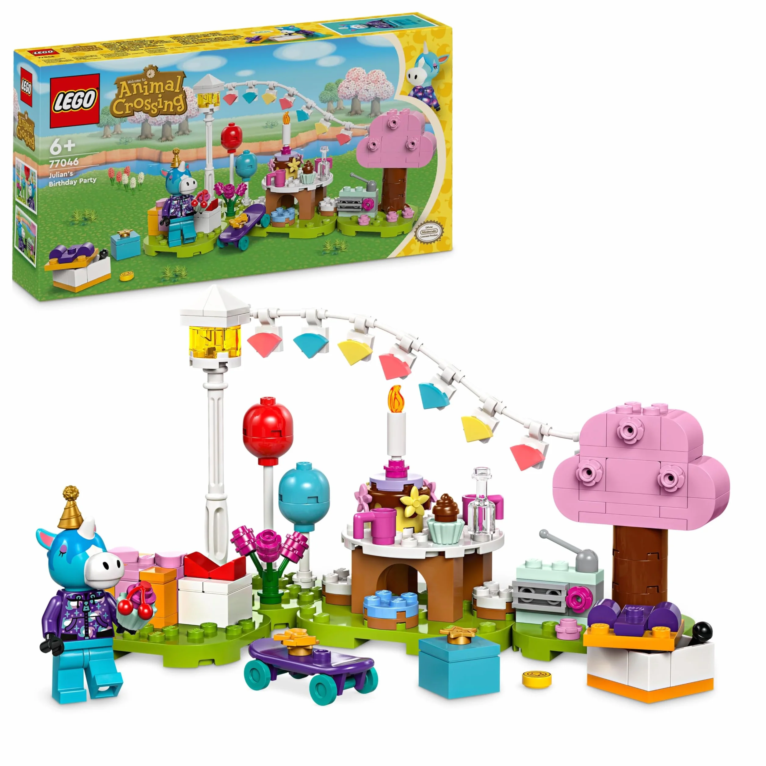 LEGO Animal Crossing Goûter d’Anniversaire de Lico 77046 Jouet de Construction Créatif pour Enfants Dès 6 Ans
