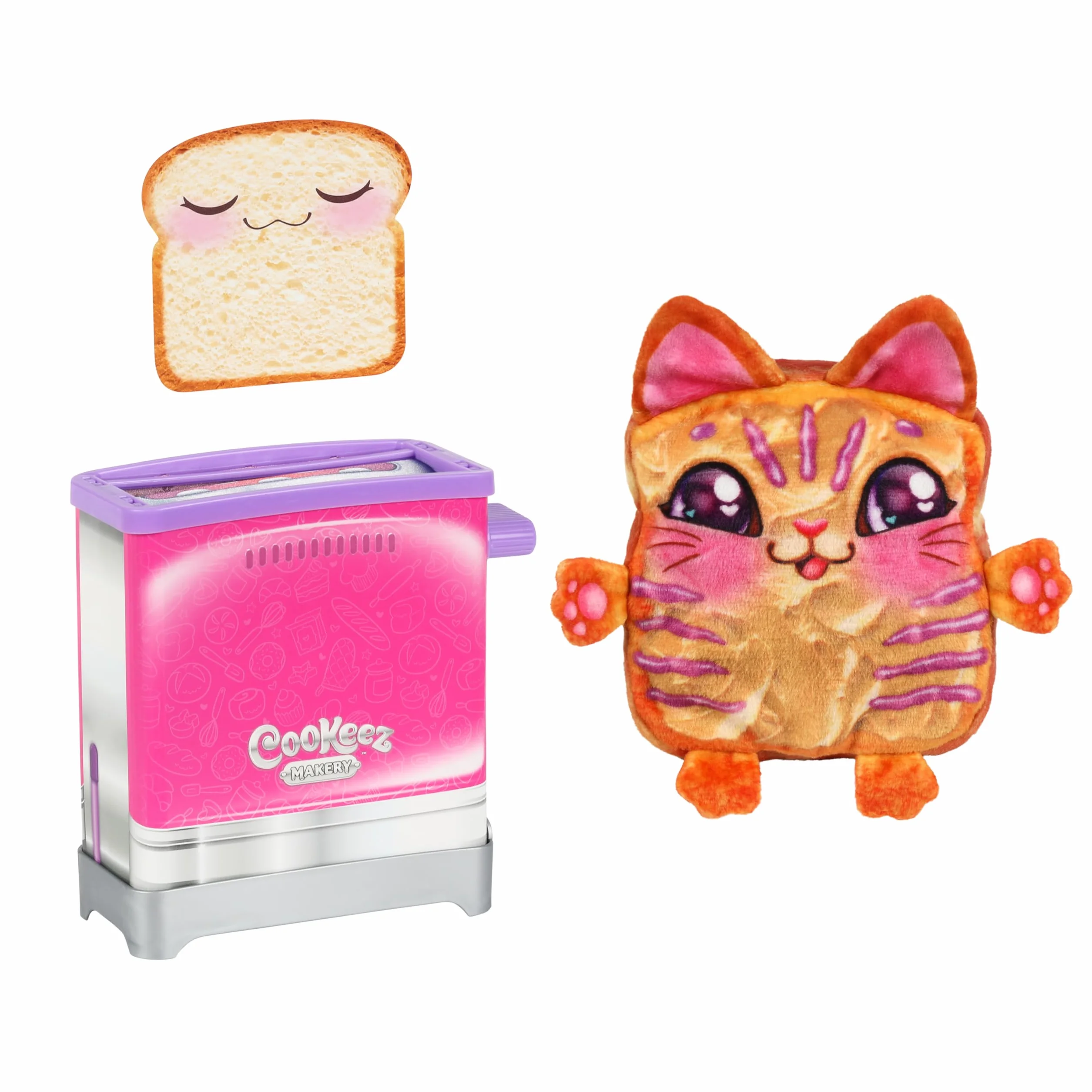 Bluey COOKEEZ MAKERY Toasty TREATZ Grille-Pain avec Peluche parfumée Surprise