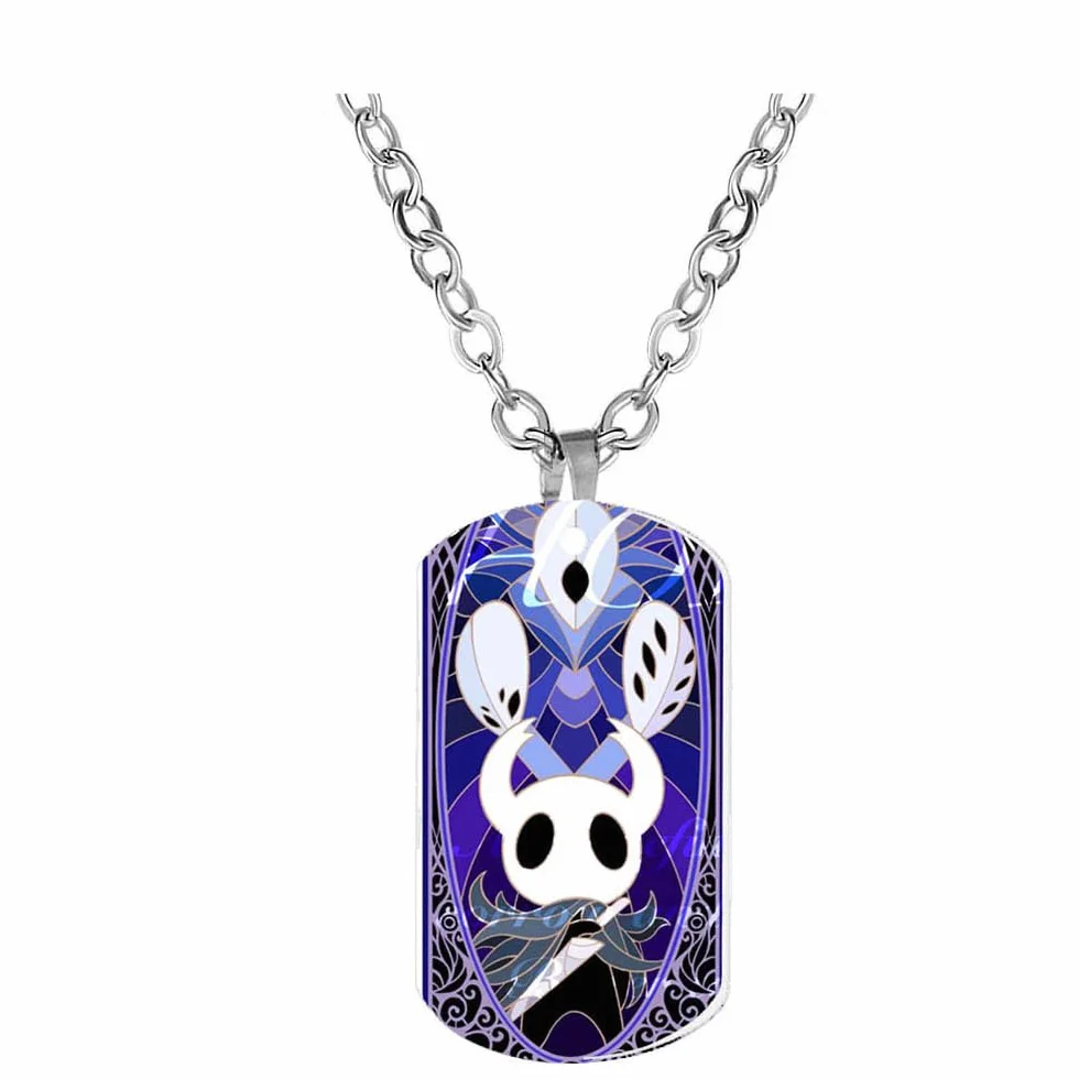 Hollow Knight Collier The Knight Figurine Pendentif Bijoux Chaîne Métal
