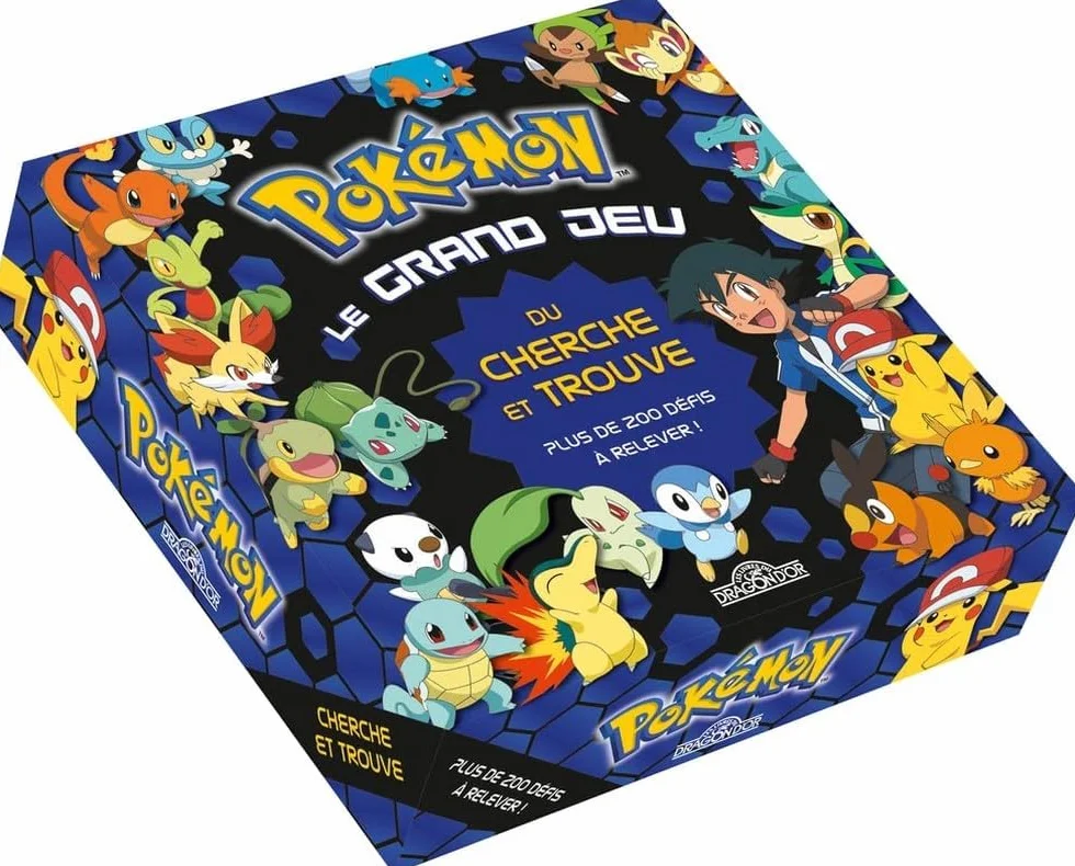Pokémon Le grand jeu du cherche-et-trouve Jeu de société Dès 6 ans