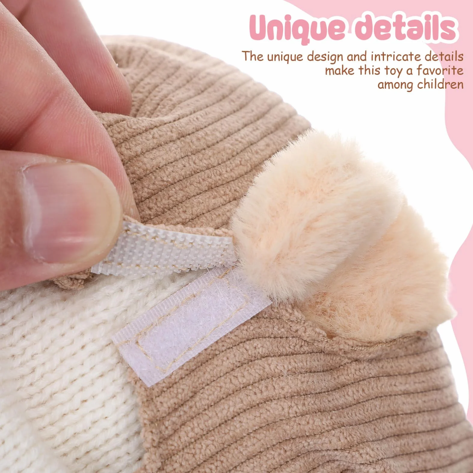 BESTonZON Vêtements pour Peluches Ours 30 Cm 2 Ensembles Confortables avec Pantalon À Bretelles Et Pull