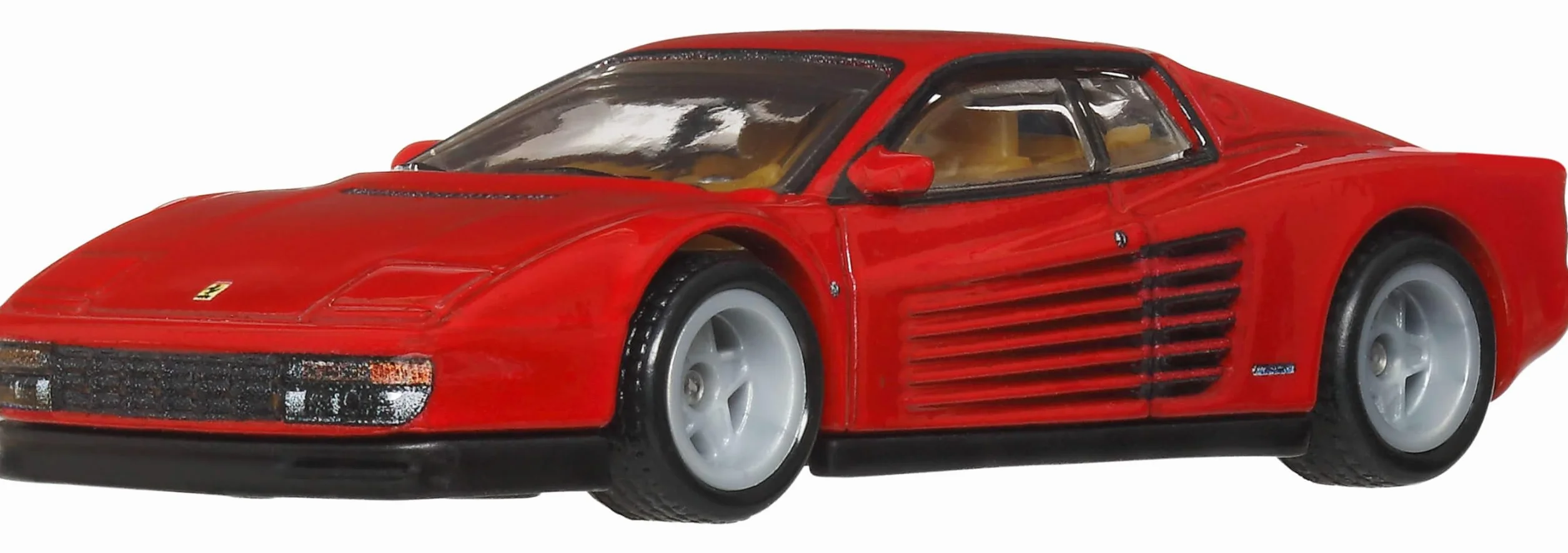 Hot Wheels Testarossa Voiture de Collection 1:64 Métal Moulé sous Pression Pneus Real Riders Carrosserie Métallique JKF00