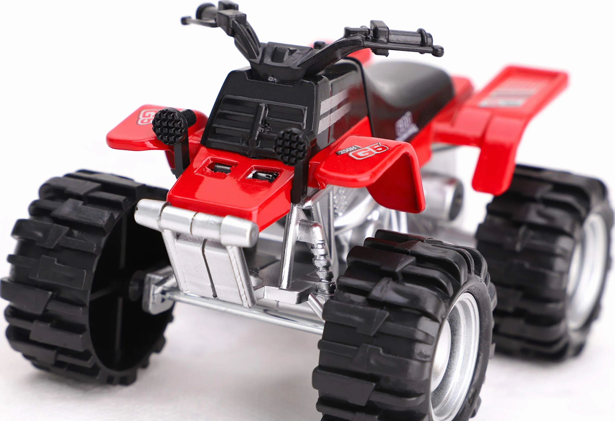 Toyland Quad Quad Powered Friction 11 cm Rouge Jouets pour garçons