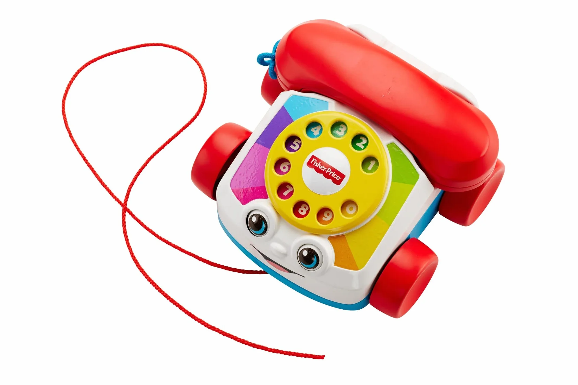 Fisher-Price Mon Téléphone Mobile Jouet bébé, Cadran factice Rotatif, Apprendre Chiffres Couleurs, 12 Mois+, FGW66