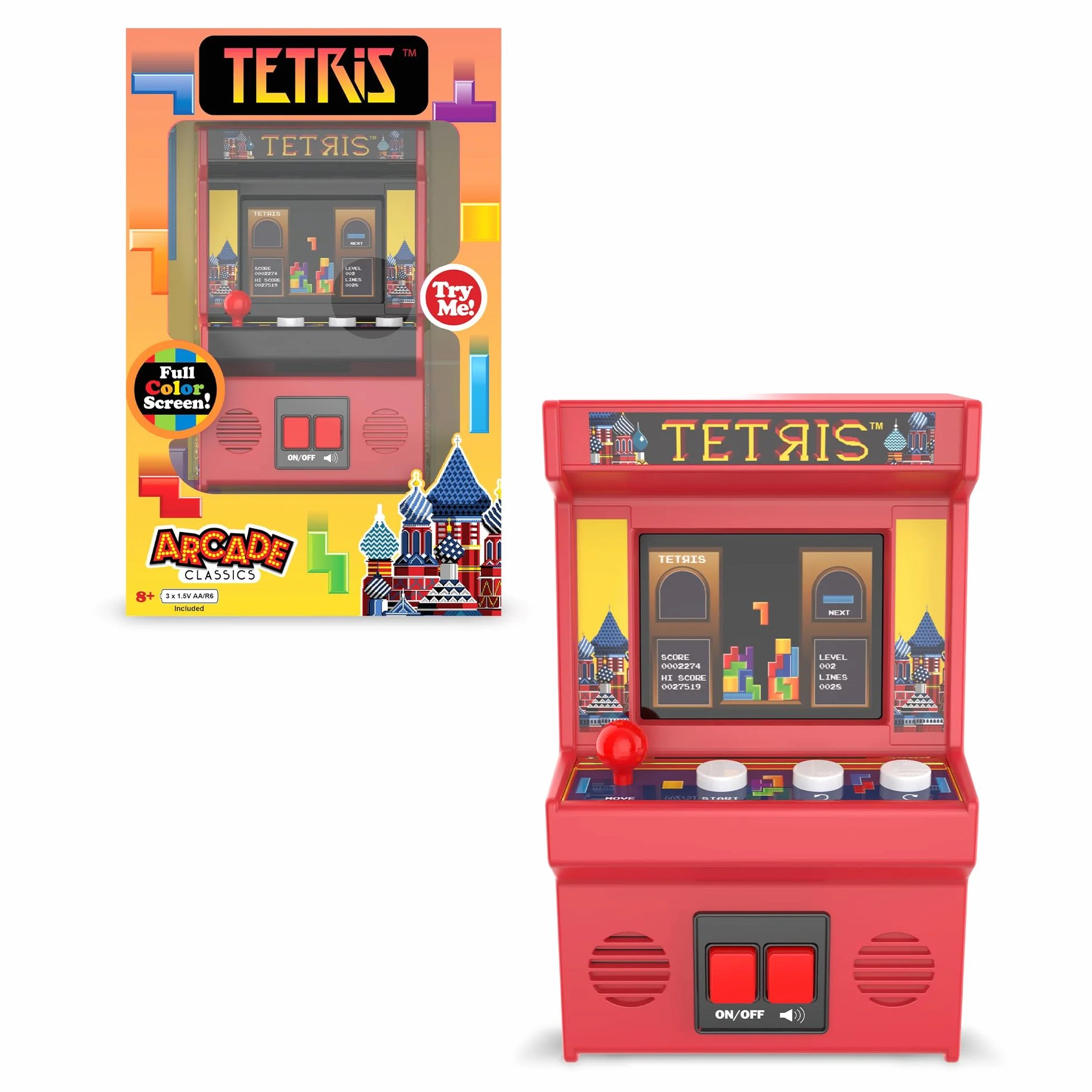 Basic Fun Mini Classic Tetris Handheld