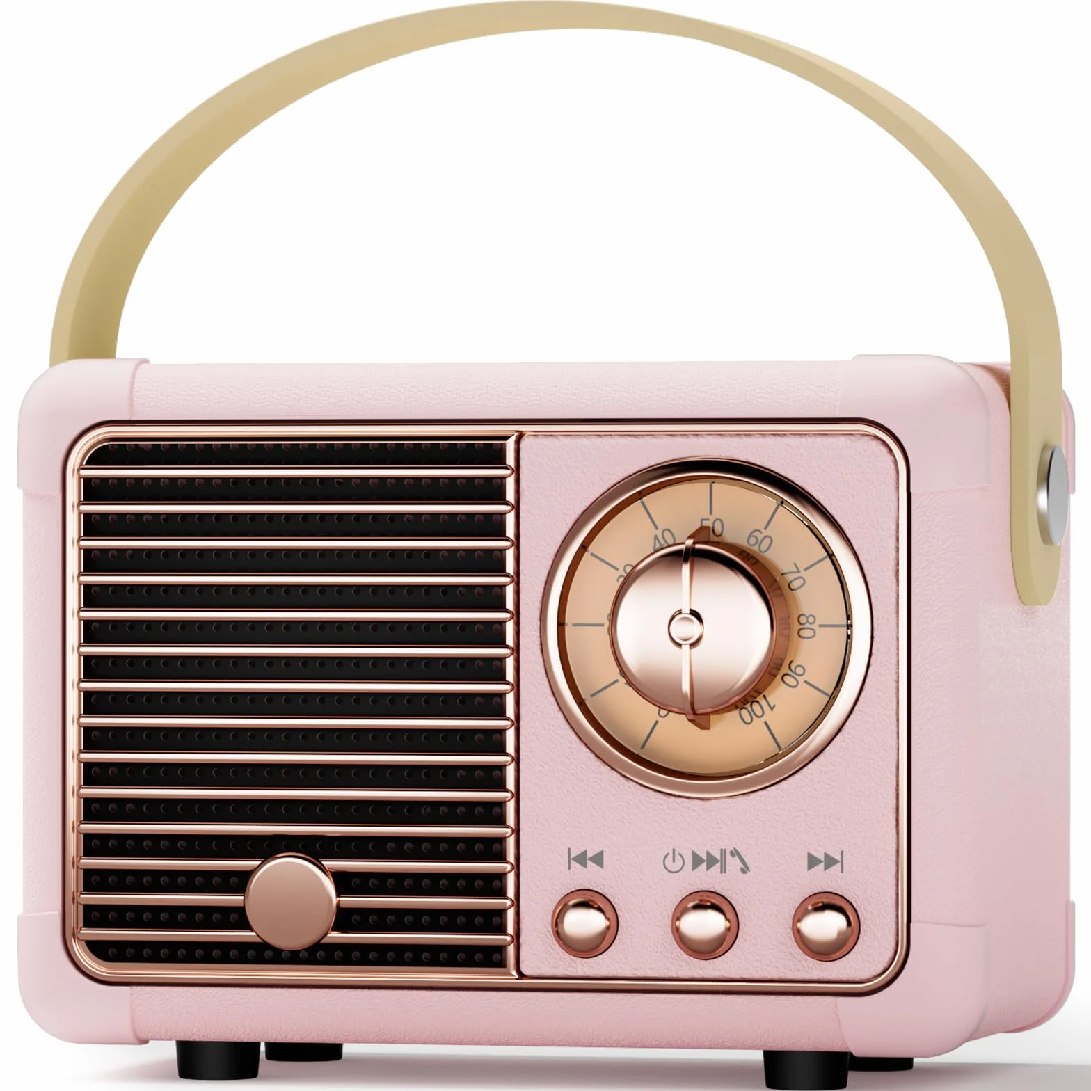 Enceinte Portable Bluetooth Kawaii Haut-parleurs sans Fil Cadeau Fille 10 Ans Rose