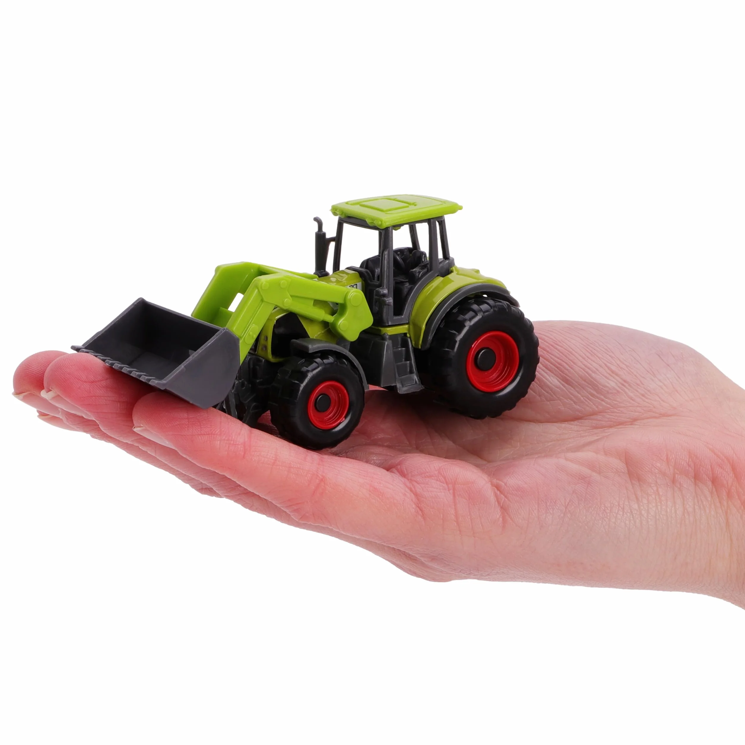 Toyland Ensemble de 5 Jouets pour Machines agricoles en métal moulé Vert 4,5 cm