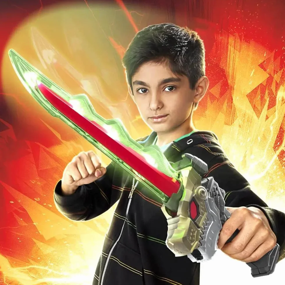 Power Rangers Sabre Dino Fury Chromafury Jouet électronique Détection Couleurs 5 Ans