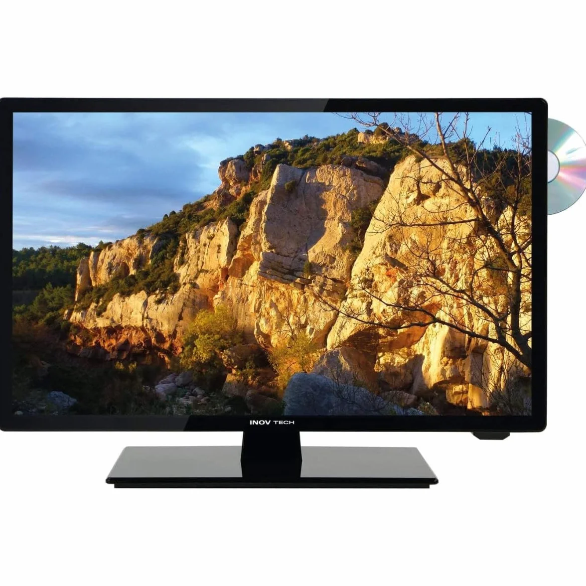 INOVTECH Téléviseur 12V LED HD 18,5'' (47 cm) TV Camping Car