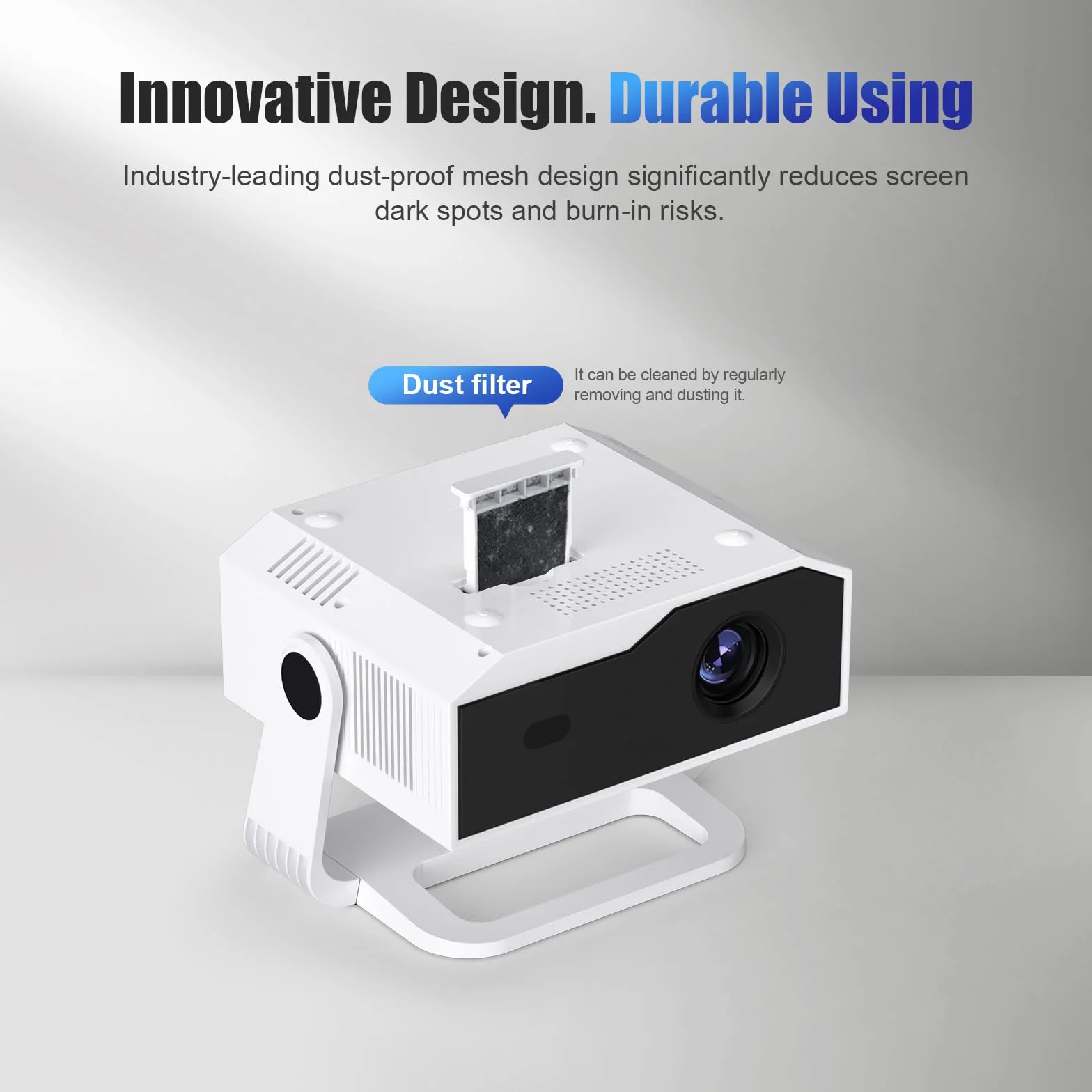 Android Videoprojecteur 4K 1080P WiFi Bluetooth Focus électronique Correction 270 Degrés Portable HDMI TV Stick Laptop
