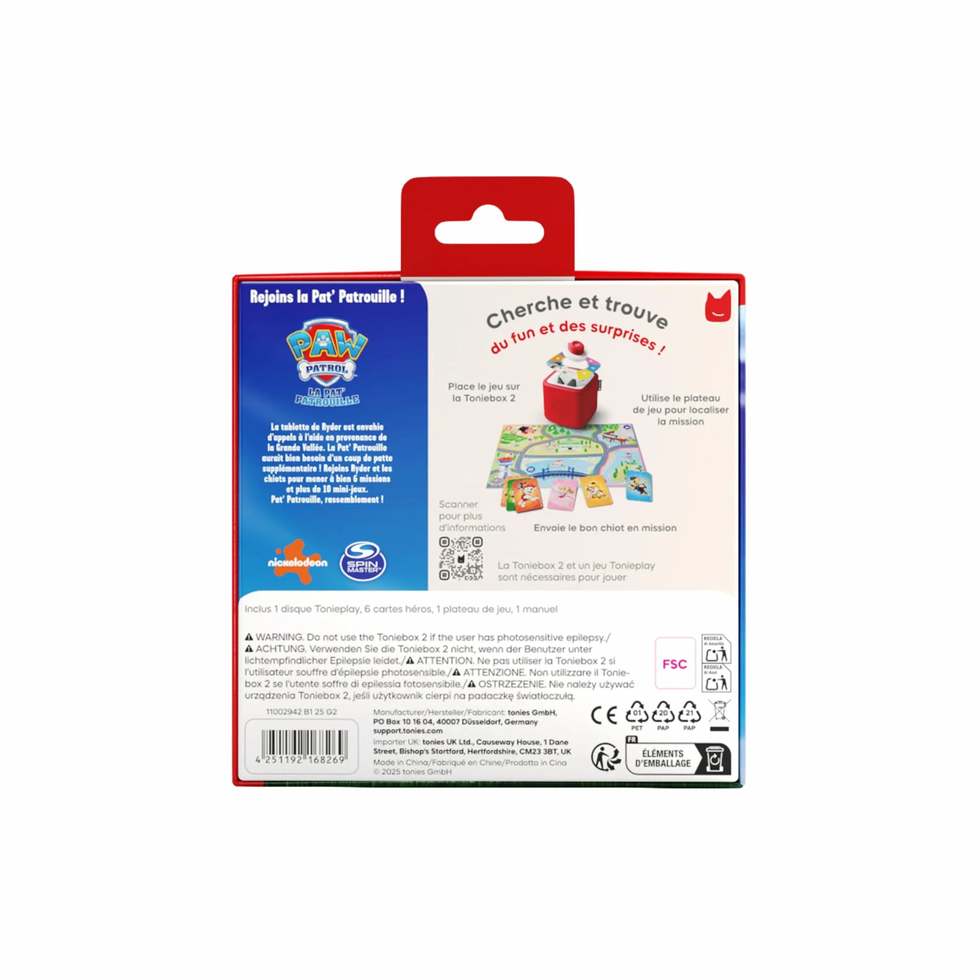 Tonies Jeu Tonieplay Les héros de la Grande Vallée à la rescousse, Compatible Toniebox 2, 3-9 Ans