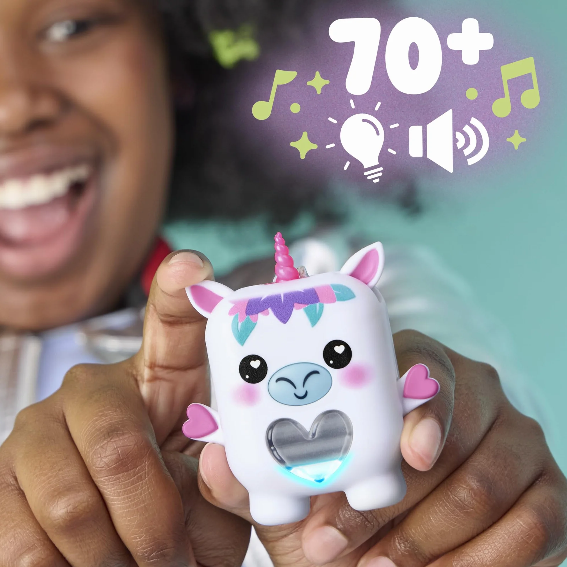 Hasbro Nano-Mals Meadowmist la Licorne Compagnon électronique Blanc
