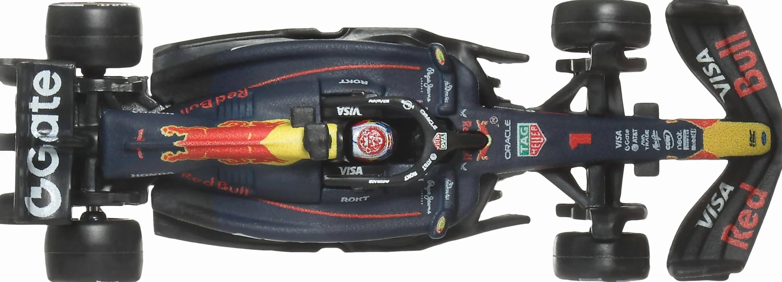 Hot Wheels Oracle Red Bull Racing Formule 1 Max Verstappen #1 métal moulé échelle 1/64 Collectionner pneus Real Riders carrosserie châssis métal JKD83