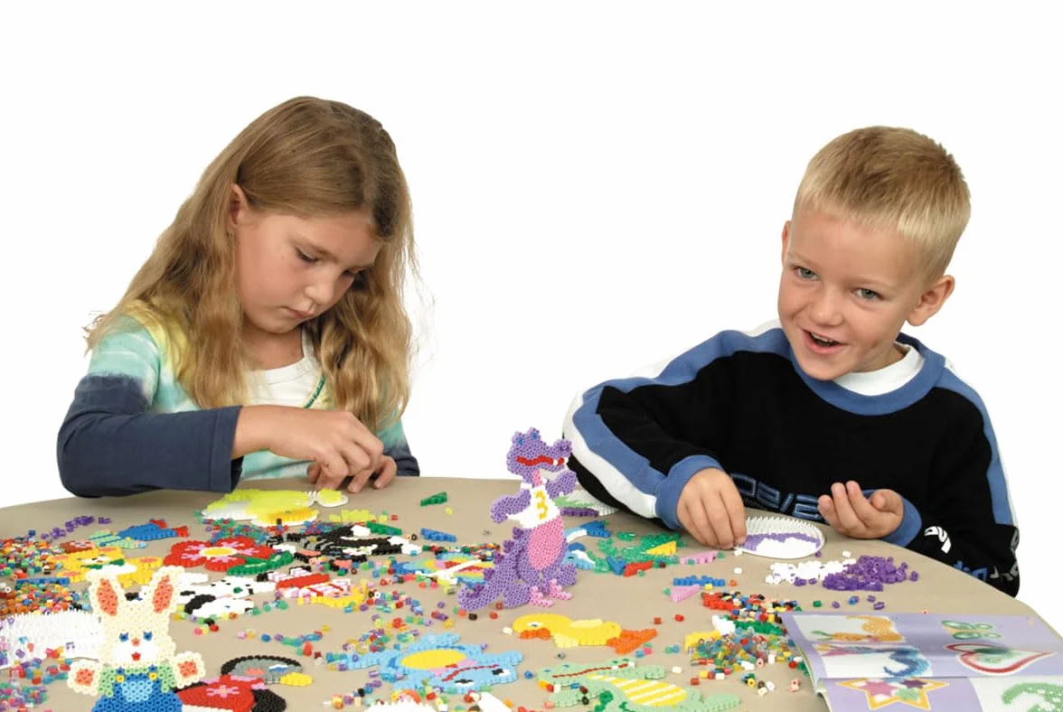 HAMA sachet perles à repasser 1000 perles midi jeu créatif décoration artisanale Bright blue