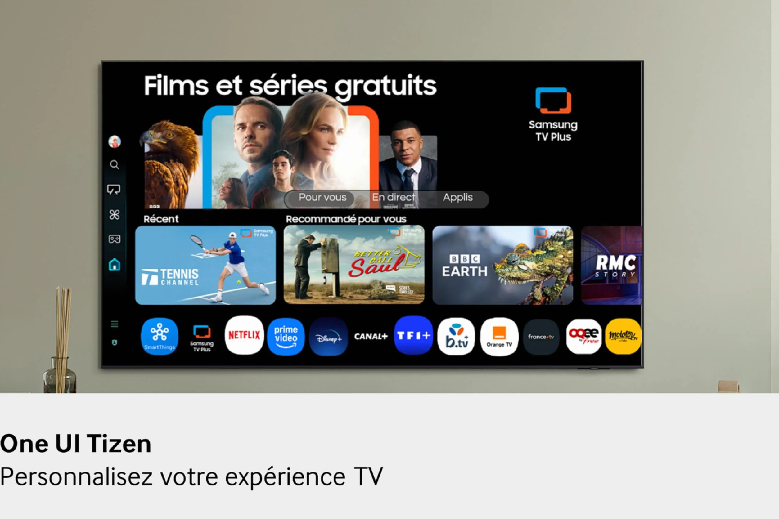 Samsung 43 Pouces QLED 43Q8F 4K Smart TV, Quantum Dots, HDR, Q-Symphony