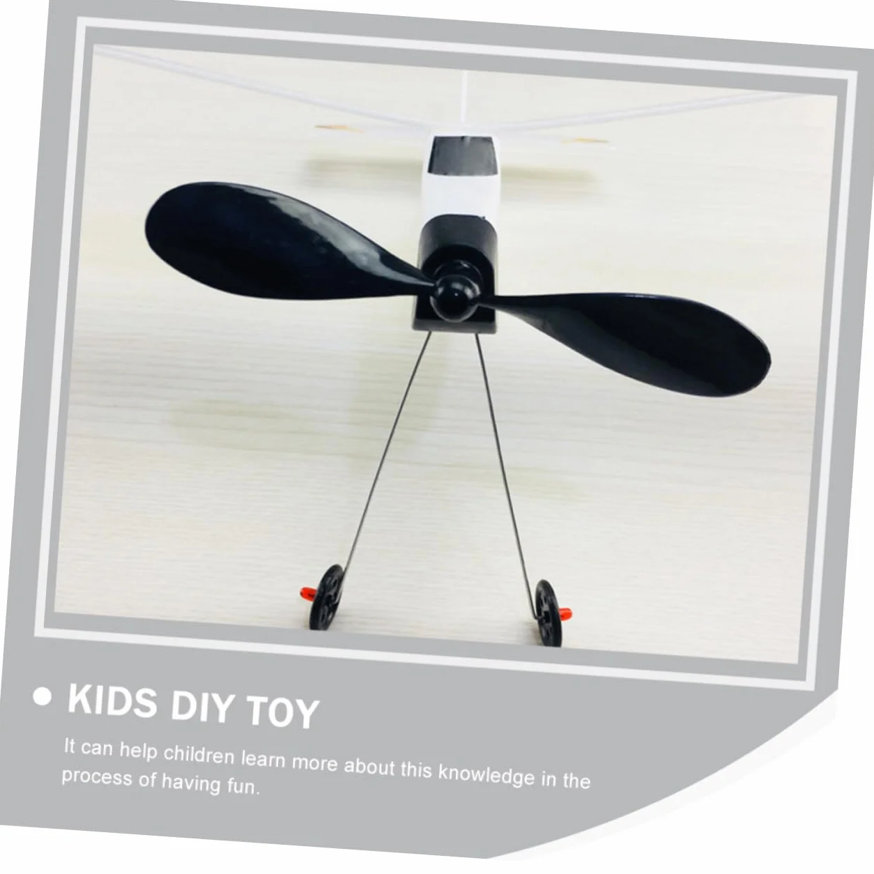 ERINGOGO Lot de 2 Planeurs en Mousse Avion Biplan 3D à Assembler pour Garçon et Filles