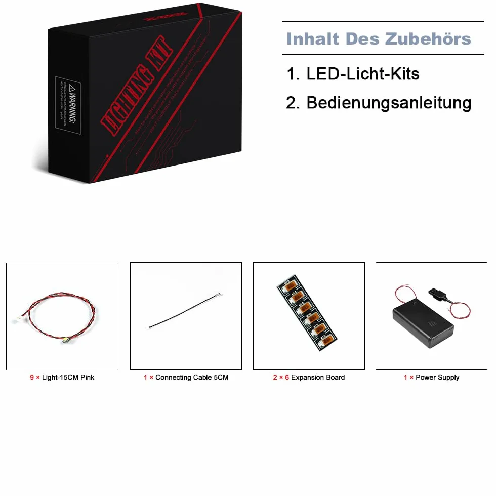 BrickBling Jeu de lumières LED compatible avec Lego 31157 Le paon exotique