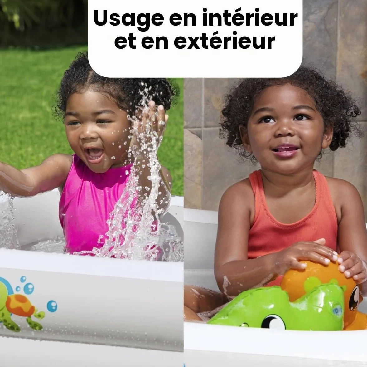 Bestway Baignoire Gonflable Carrée pour Bébé 86 x 86 x 25 cm