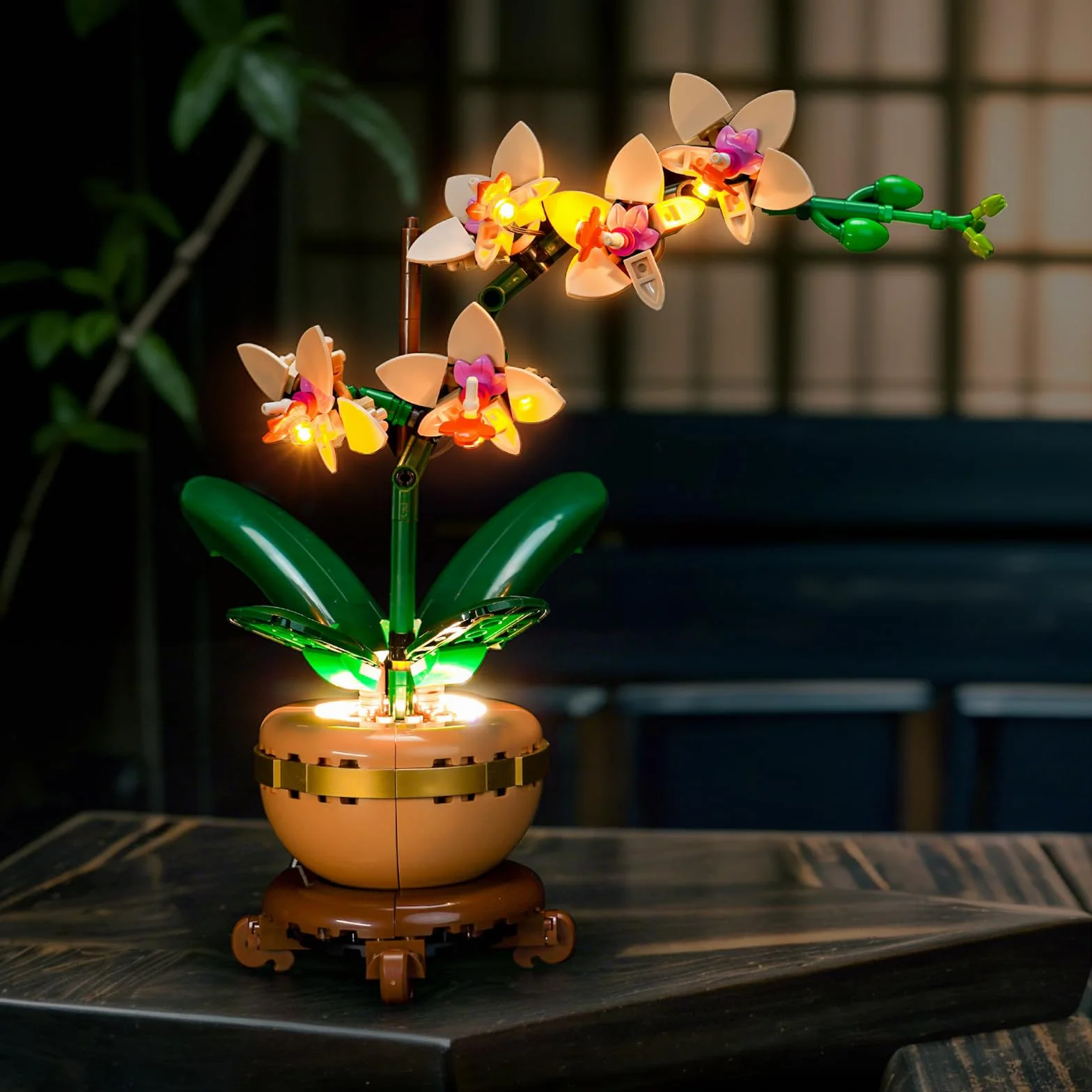 Kit d'éclairage LED compatible avec Lego 10343 Mini Orchidée Botanical Collection