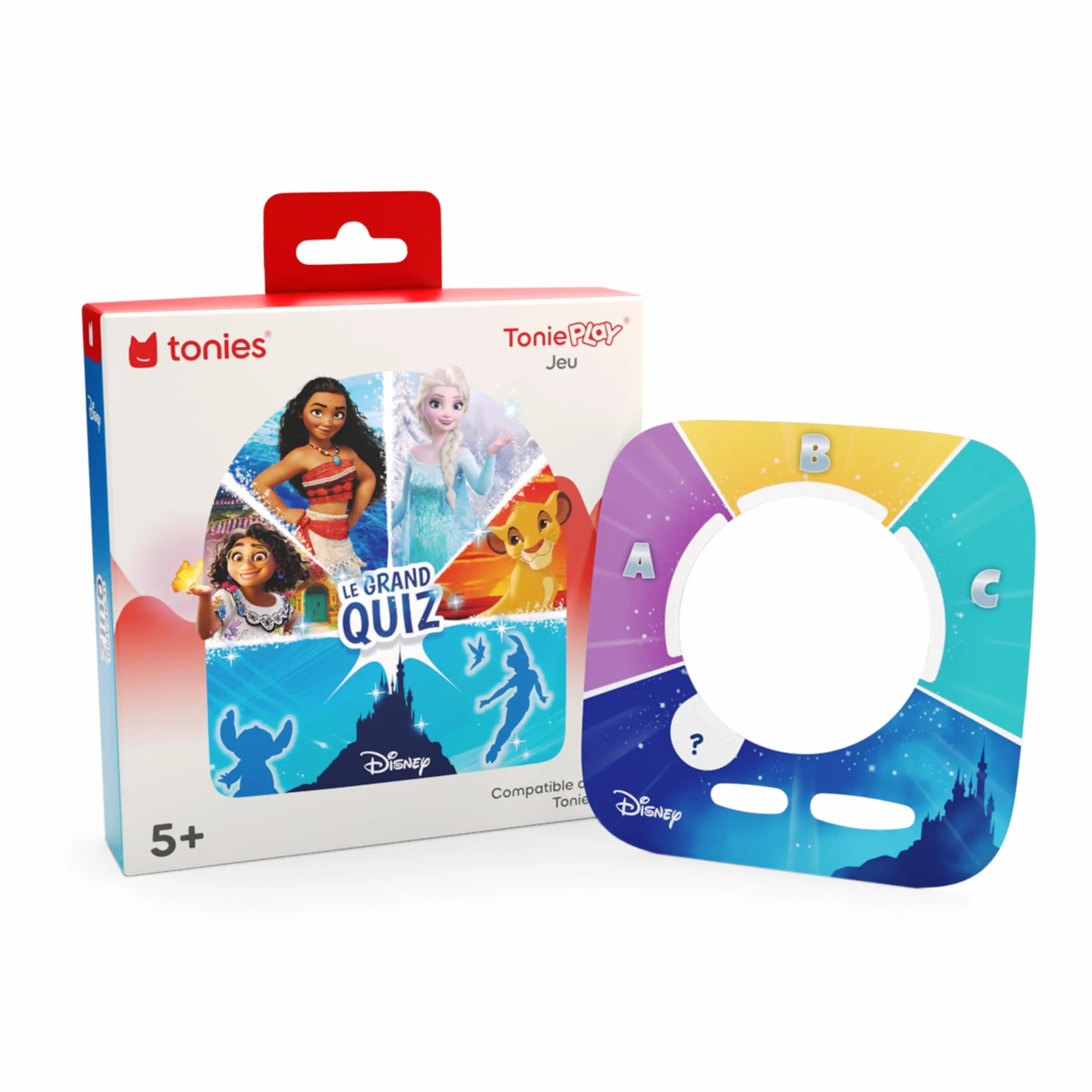 tonies Jeu Tonieplay Le Grand Quiz Disney Compatible Toniebox 2 3-9 Ans