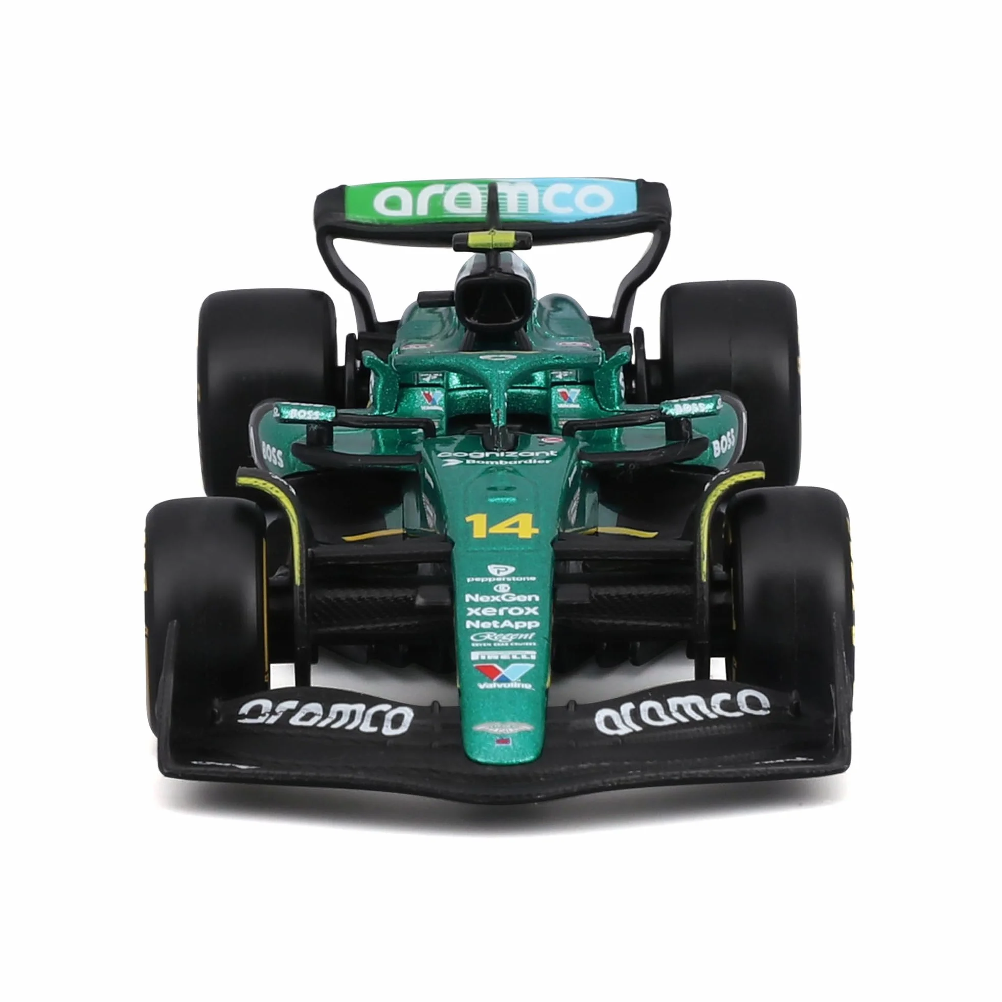 Bburago F1 Aston Martin AMR25 2025 #14 Alonso Voiture Diecast Échelle 1:43 Réplique Officielle